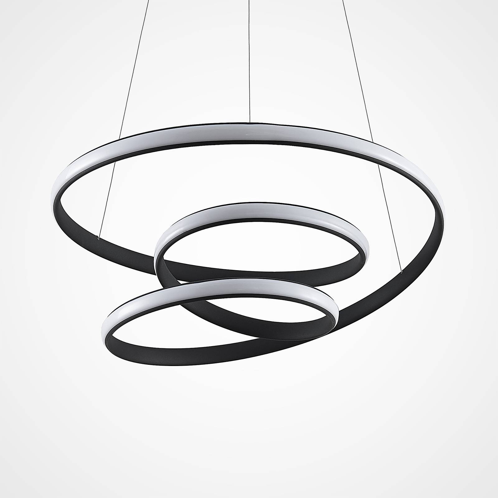 Lucande Sakina -LED-riippuvalaisin, Ø 58 cm