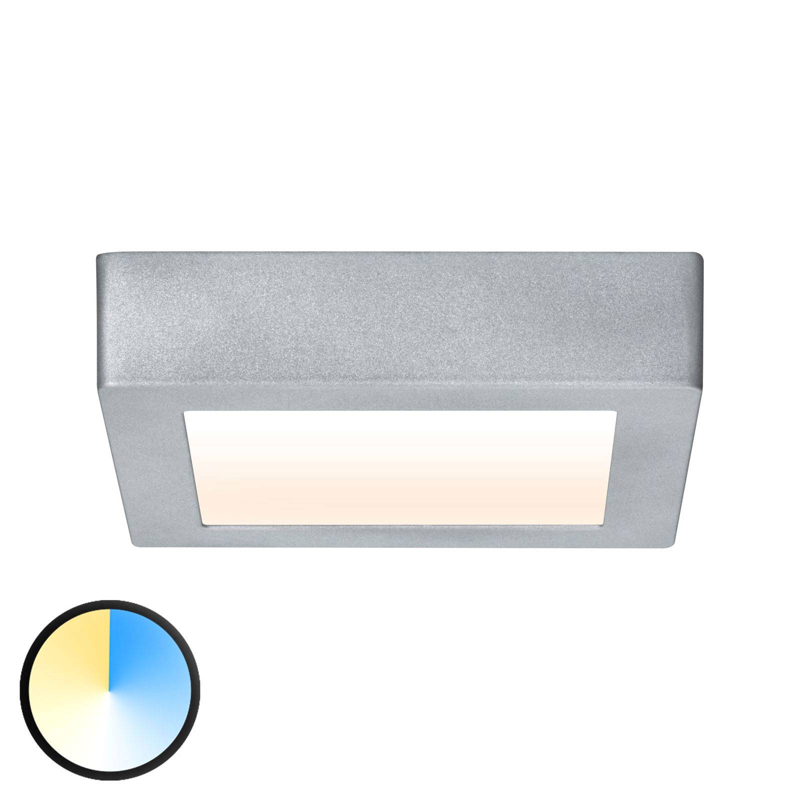 Paulmann Carpo -LED-kattovalaisin kromi 17x17cm