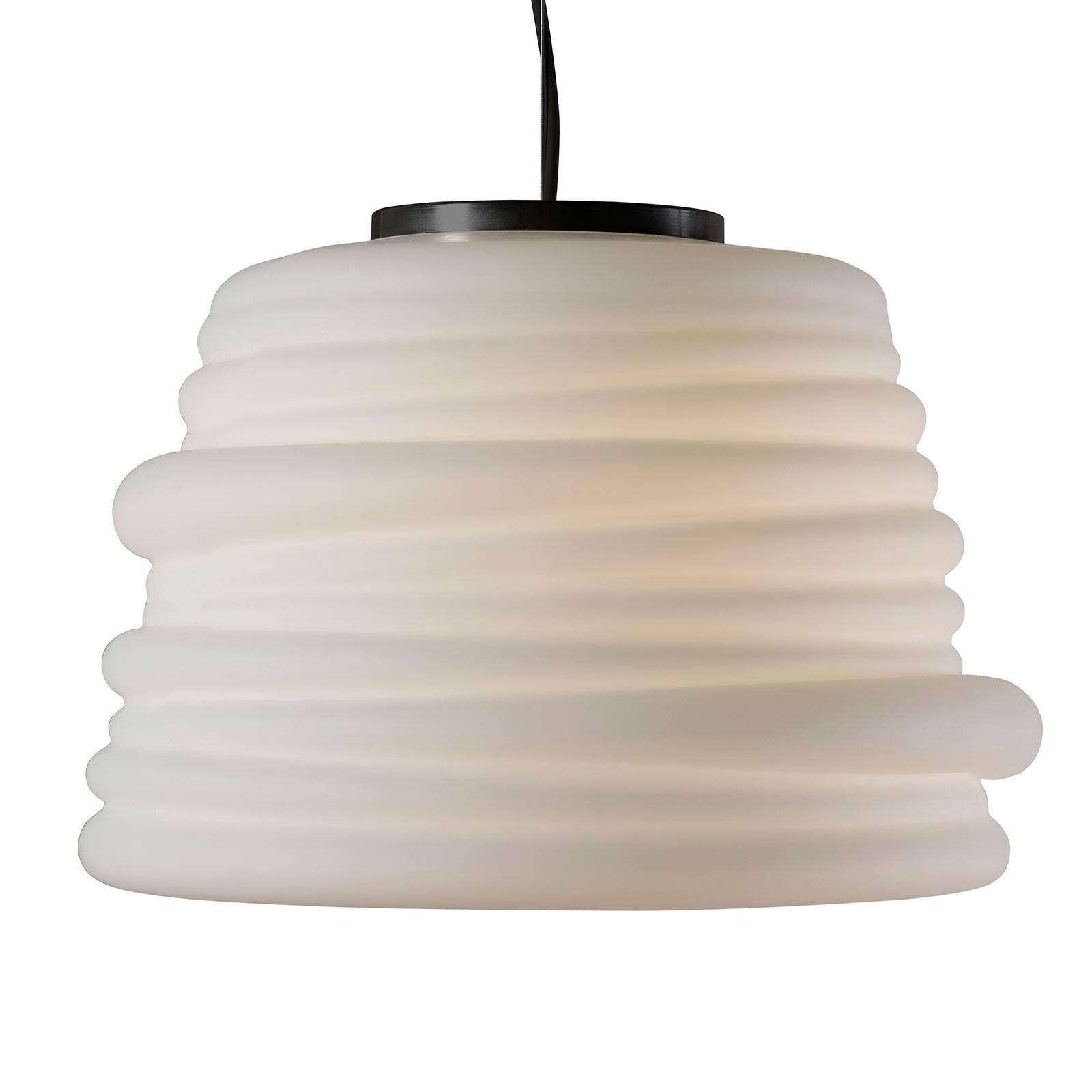 Karman Bibendum-LED-riippuvalaisin Ø35cm valkoinen