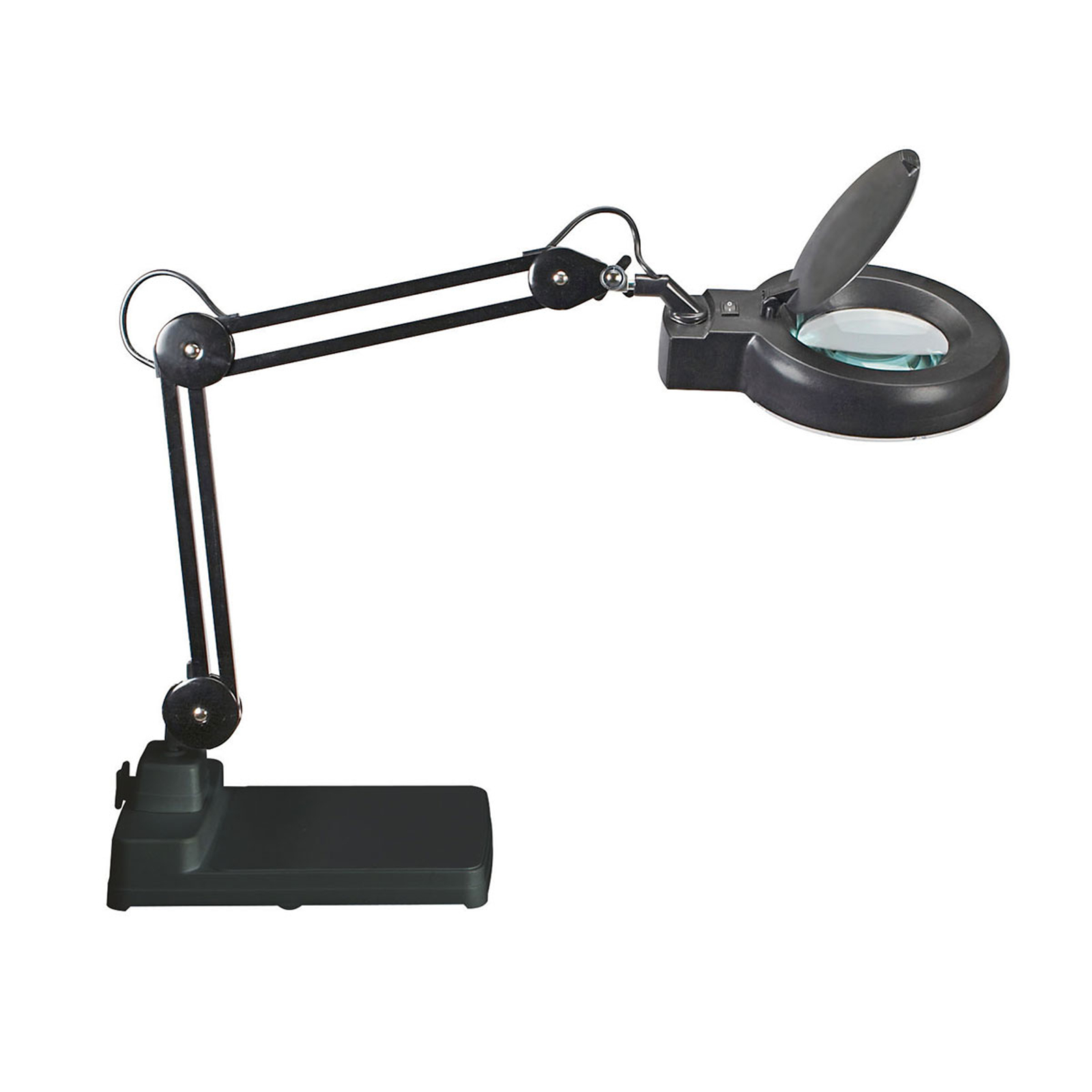 LED-suurennuslasivalaisin MAULviso musta