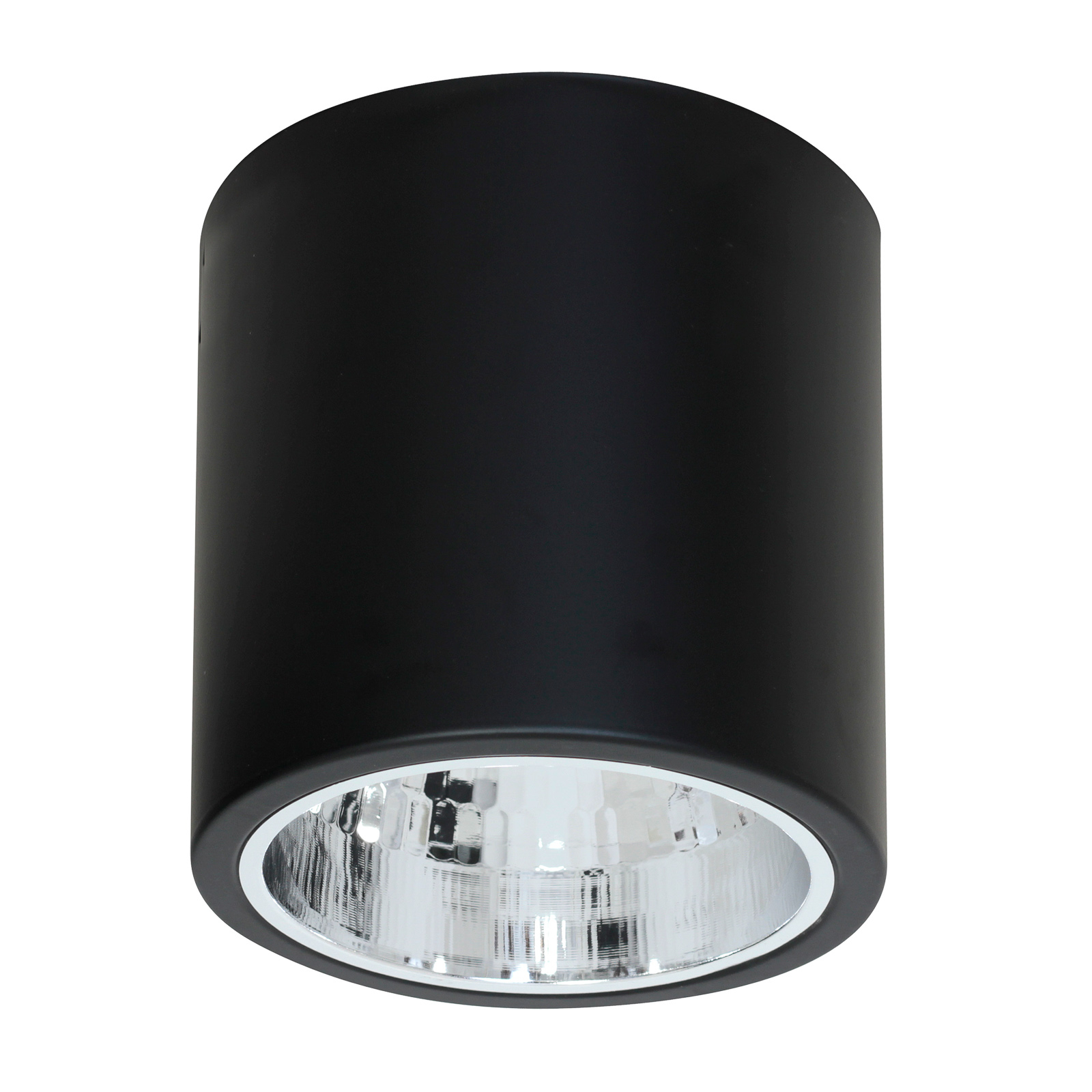 Kattokohdevalo Downlight round, musta, Ø 17 cm