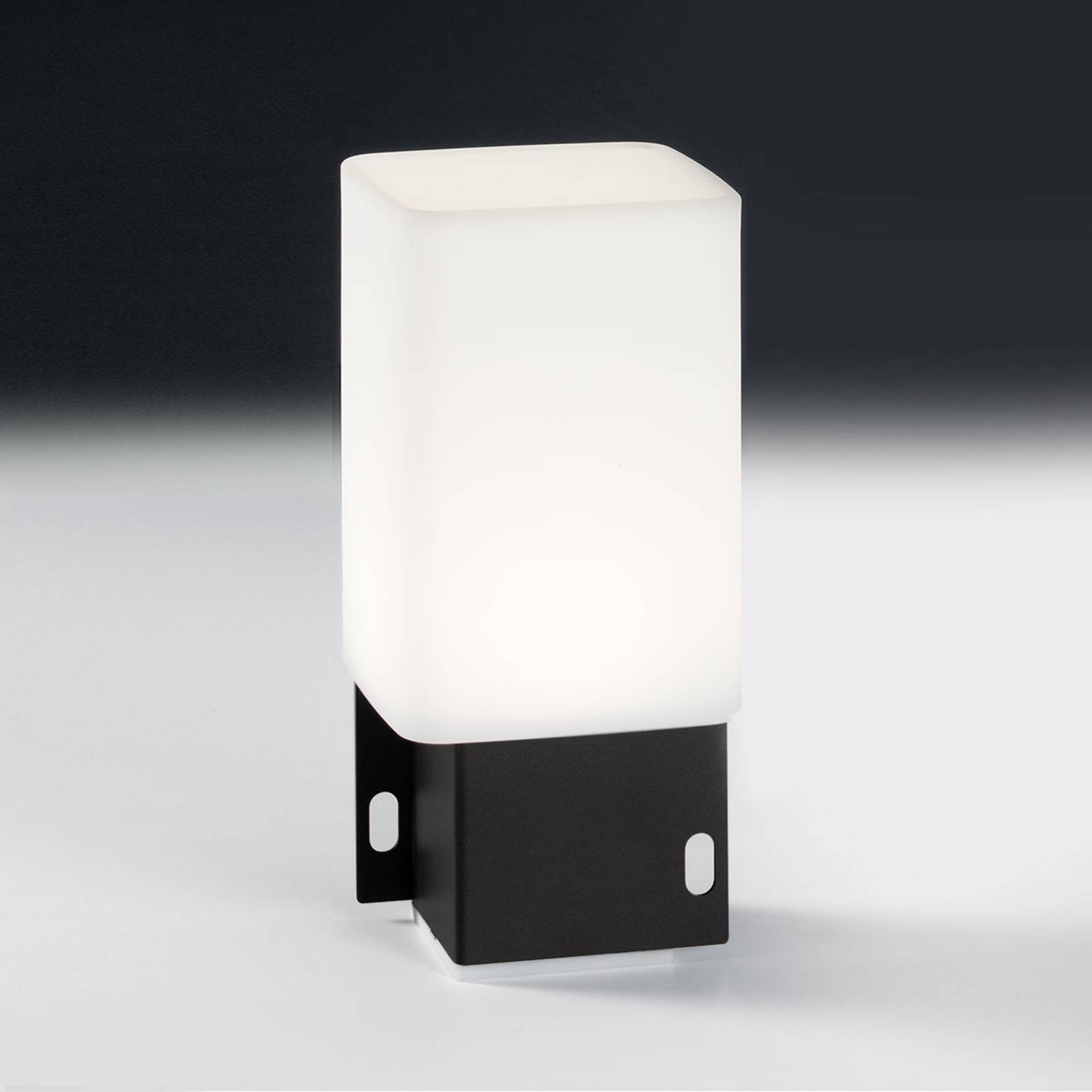 LED-ulkokoristevalaisin Cuadrat, antrasiitti