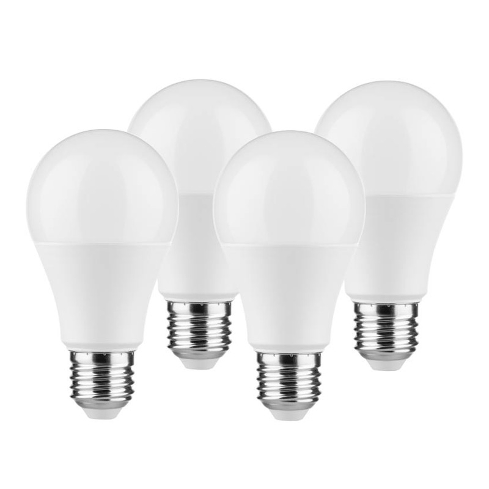 LED-lamppu E27 A60 9W 2 700 K matt 3+1 set