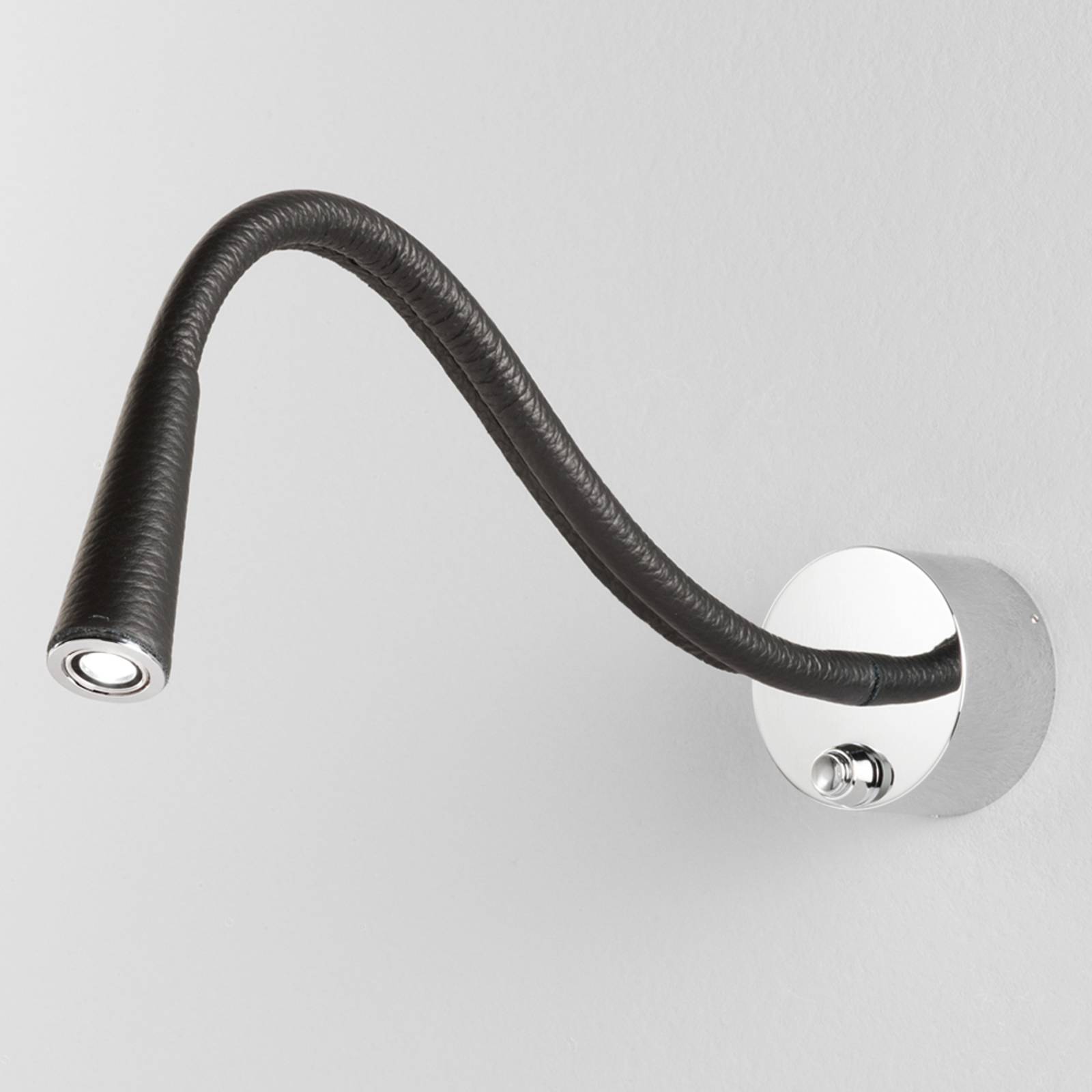 Vega T Flex LED-seinävalaisin, espresso/kromi