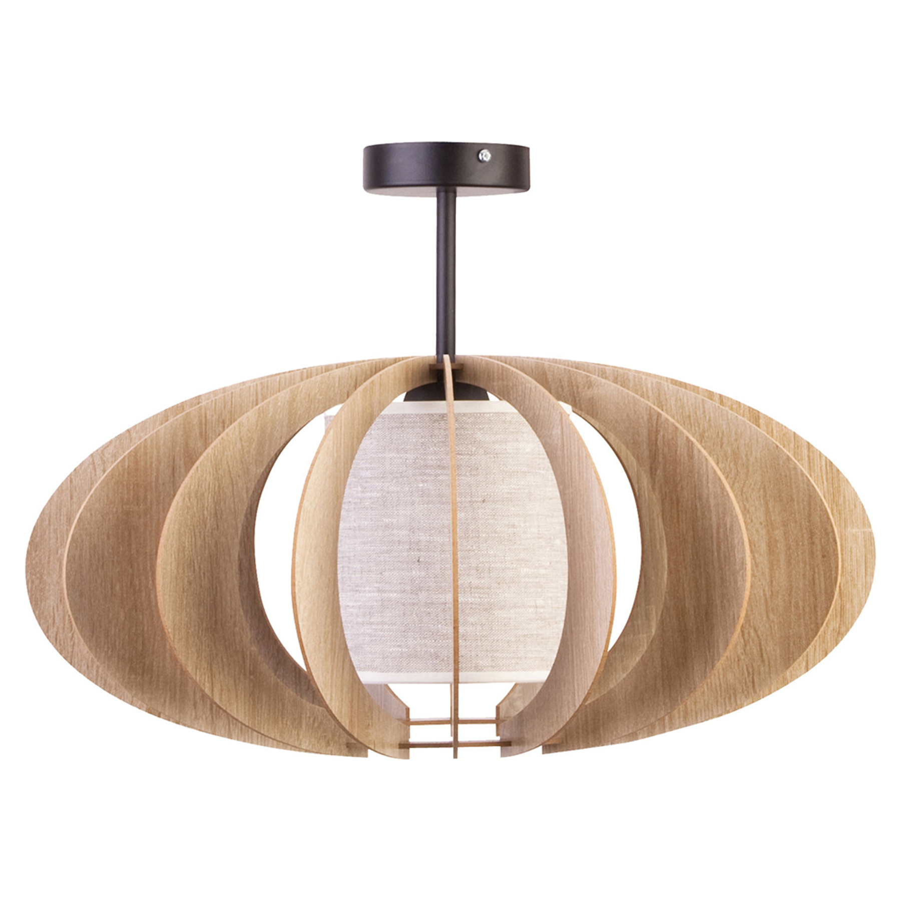 Kattovalaisin Modern A L, puiset levyt Ø 60 cm
