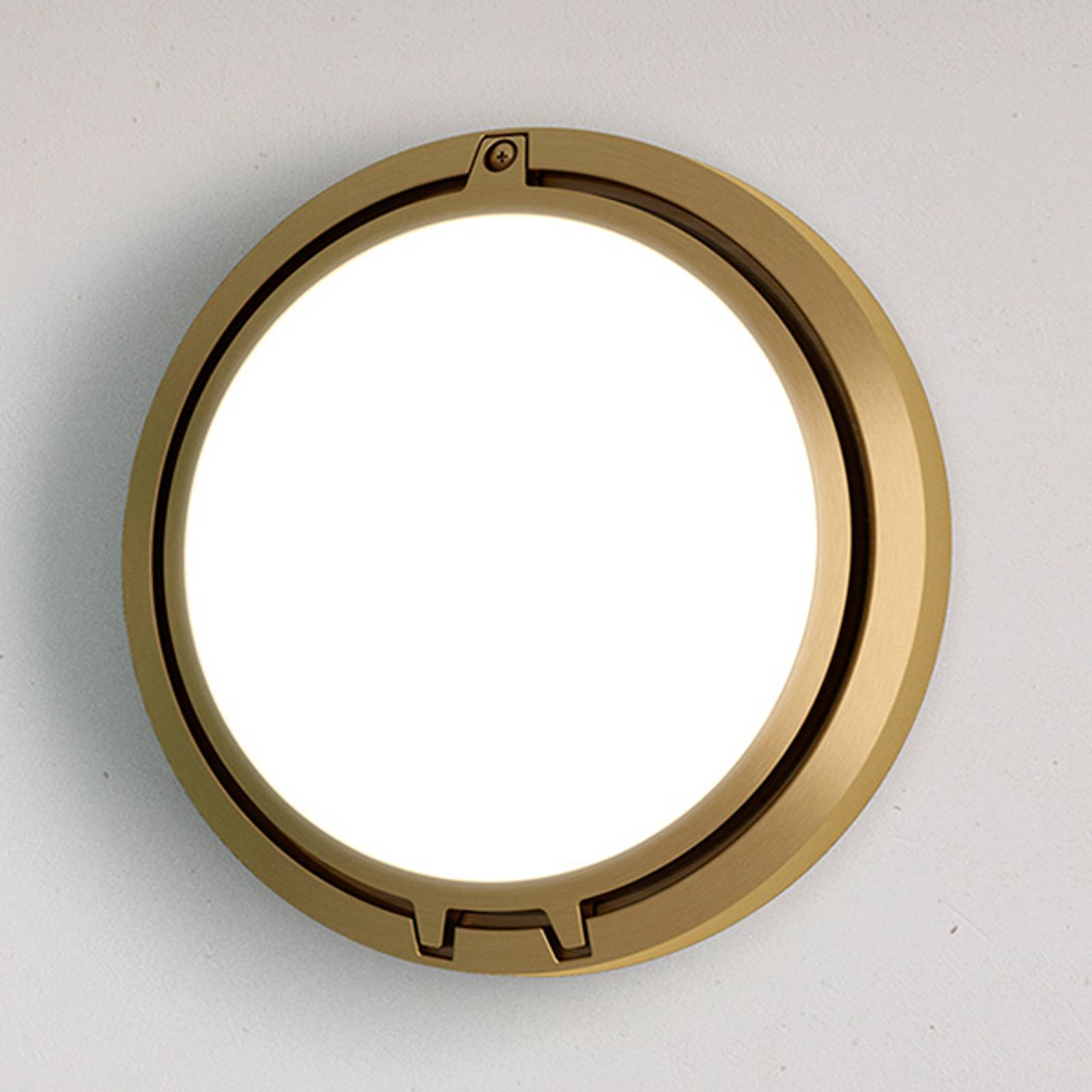 Luceplan Metropoli -seinälamppu, pronssi, 27 cm
