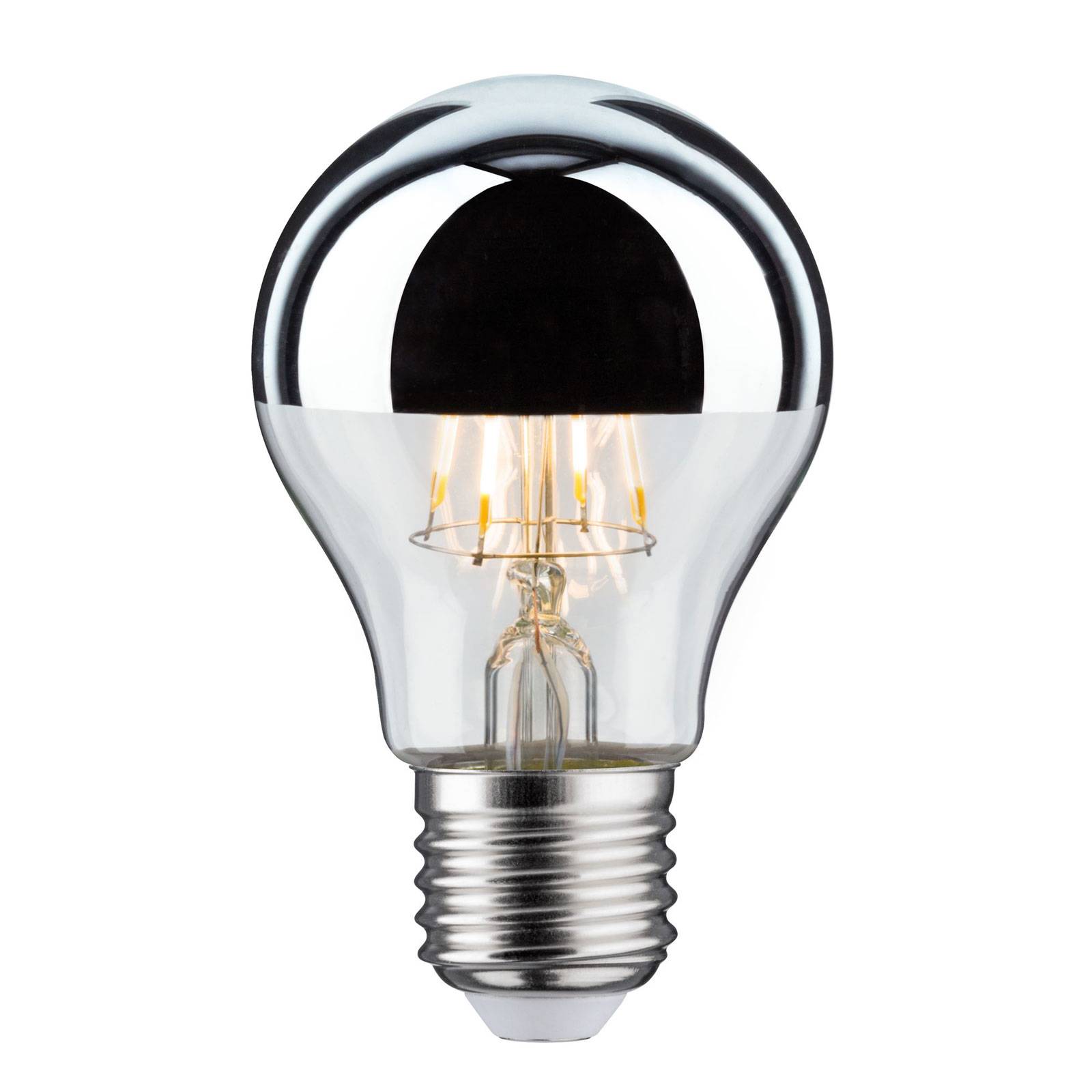LED-lamppu E27 pisara 827 pääpeili 4,8 W