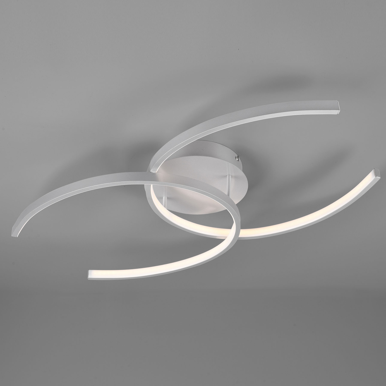 LED-kattovalaisin Cocos himmennys 3 000 K titaani