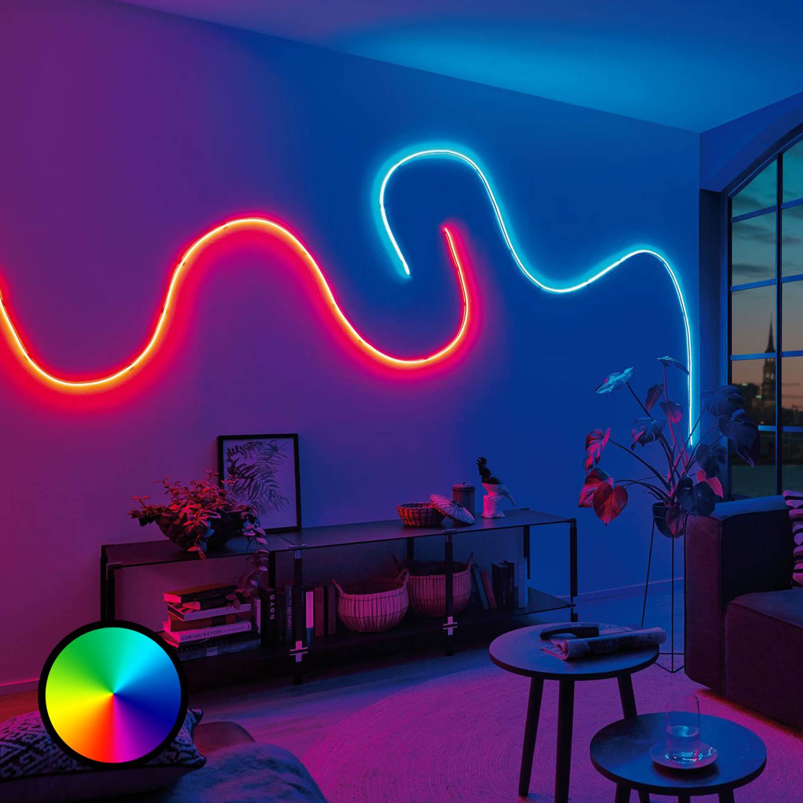 Paulmann MaxLED Flow -perussetti RGB 1,5 m