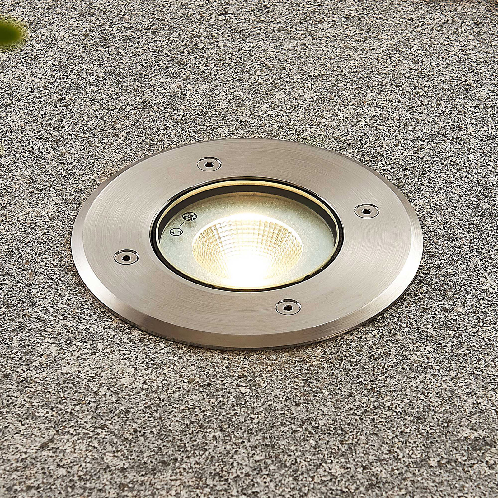 LED-lattiauppovalaisin Kari, pyöreä