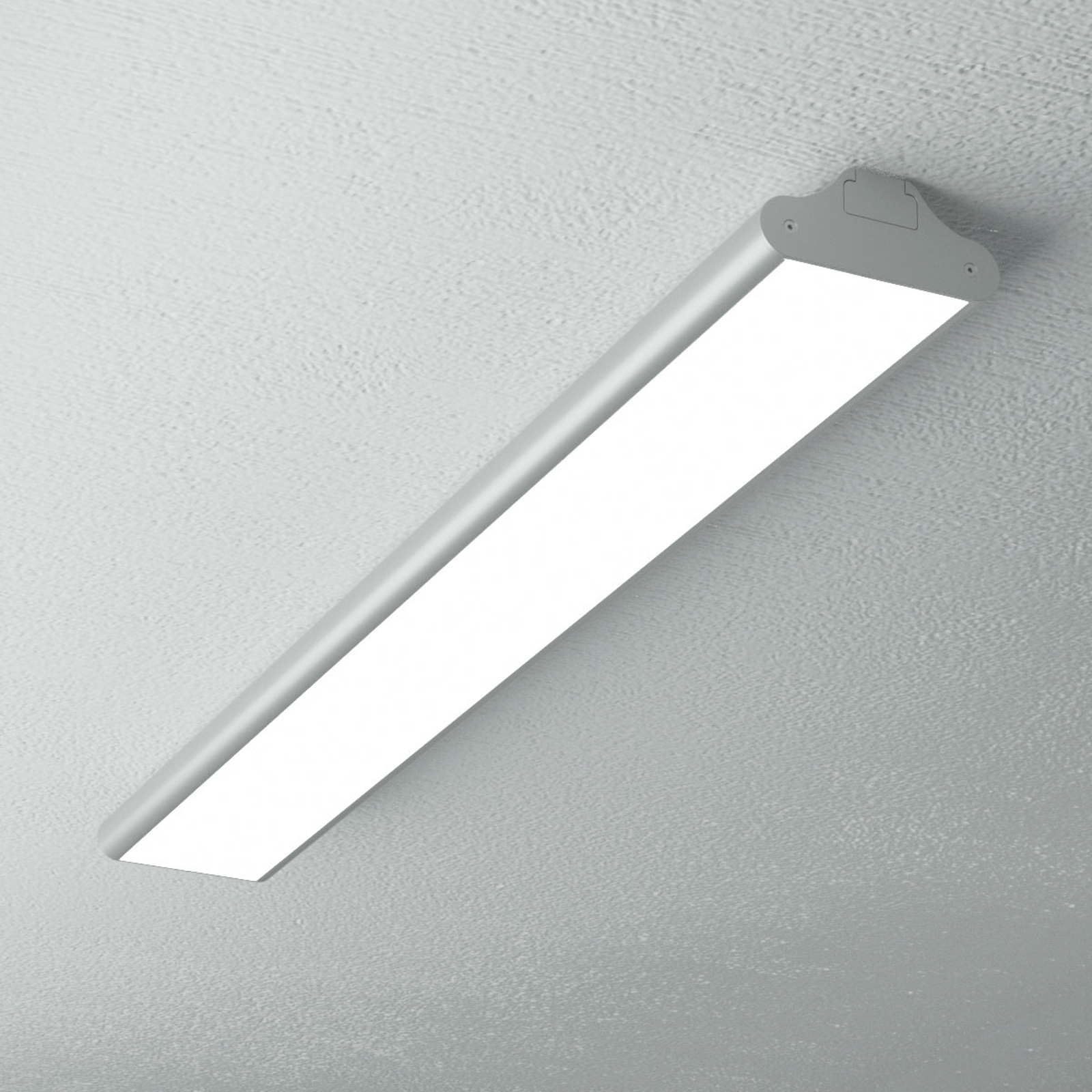 Toimiston pitkänomainen LED-kattolamppu Lexine