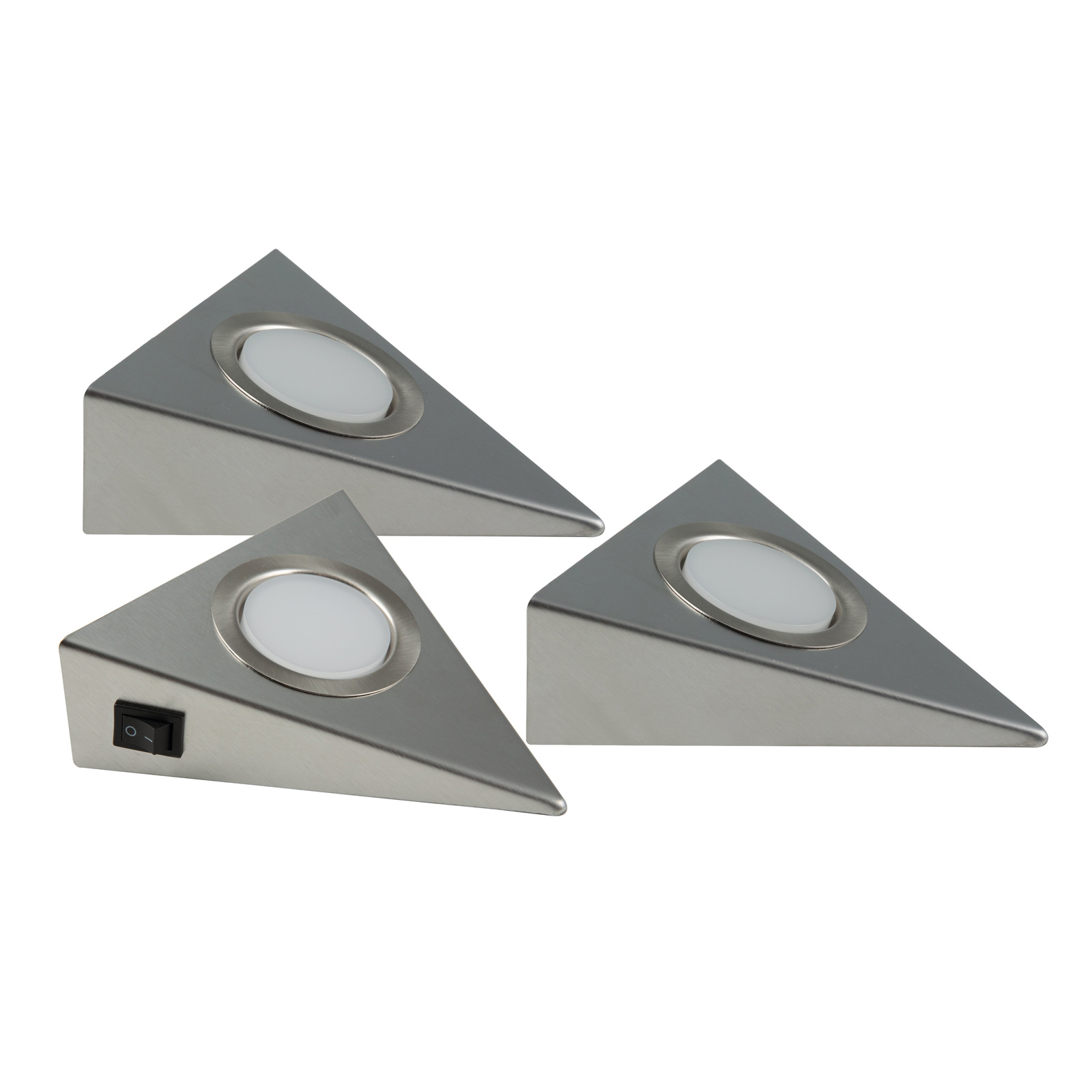 LED-kaapinalusvalaisin Genua 3 kpl, kytkin