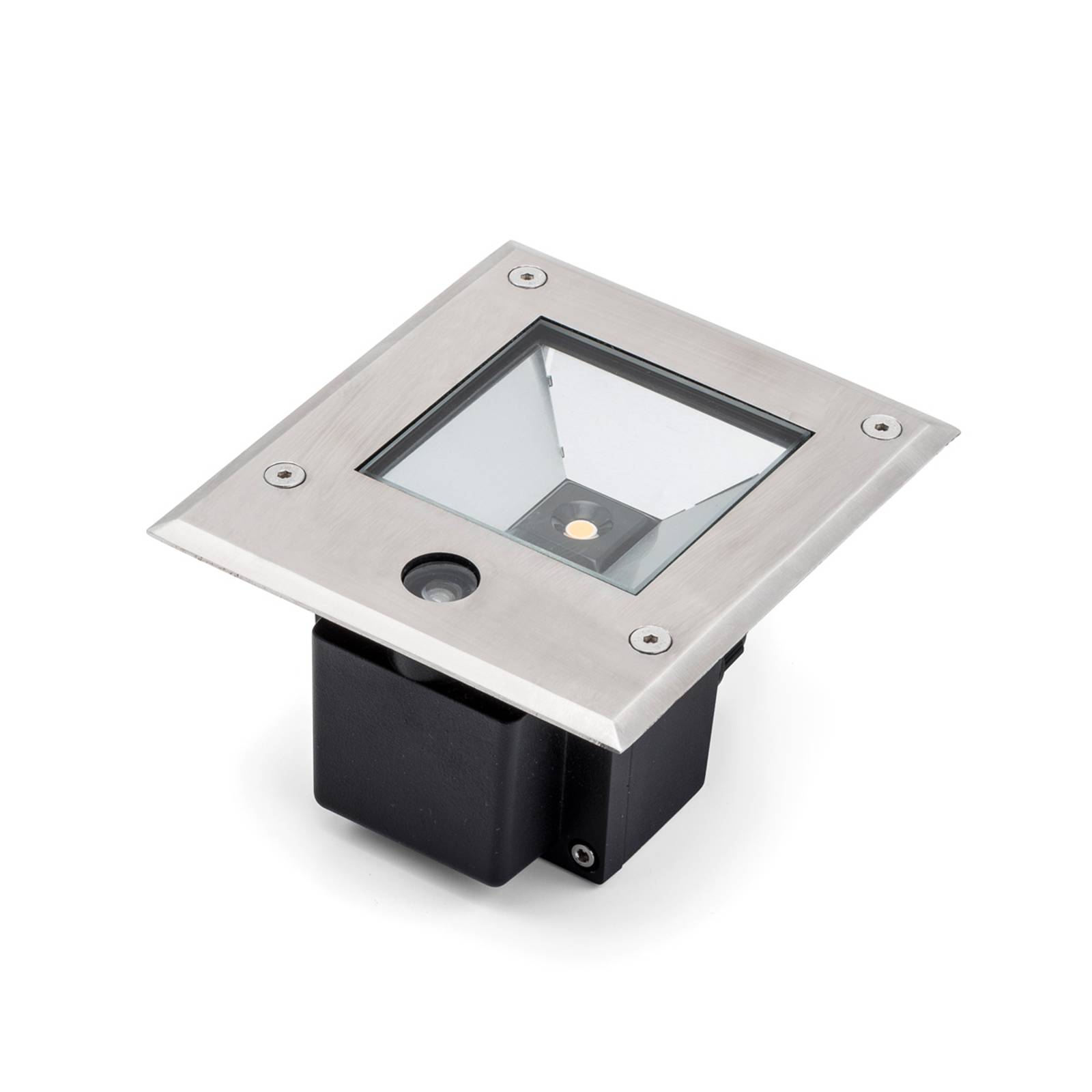 LED-maaspotti Dale 12 W, hämärätunnistin