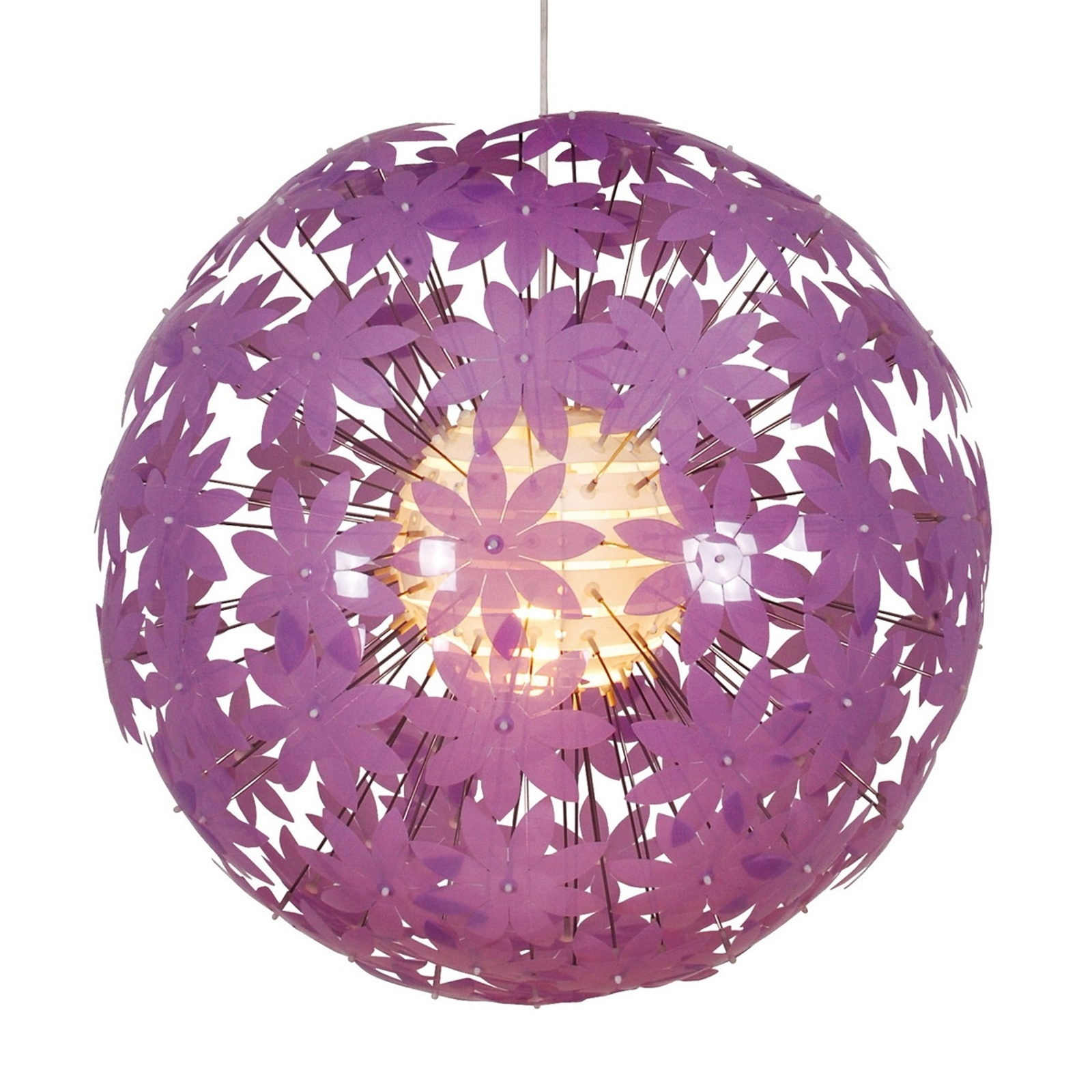 Pallonmuotoinen liila riippuvalaisin YOUNG LIVING