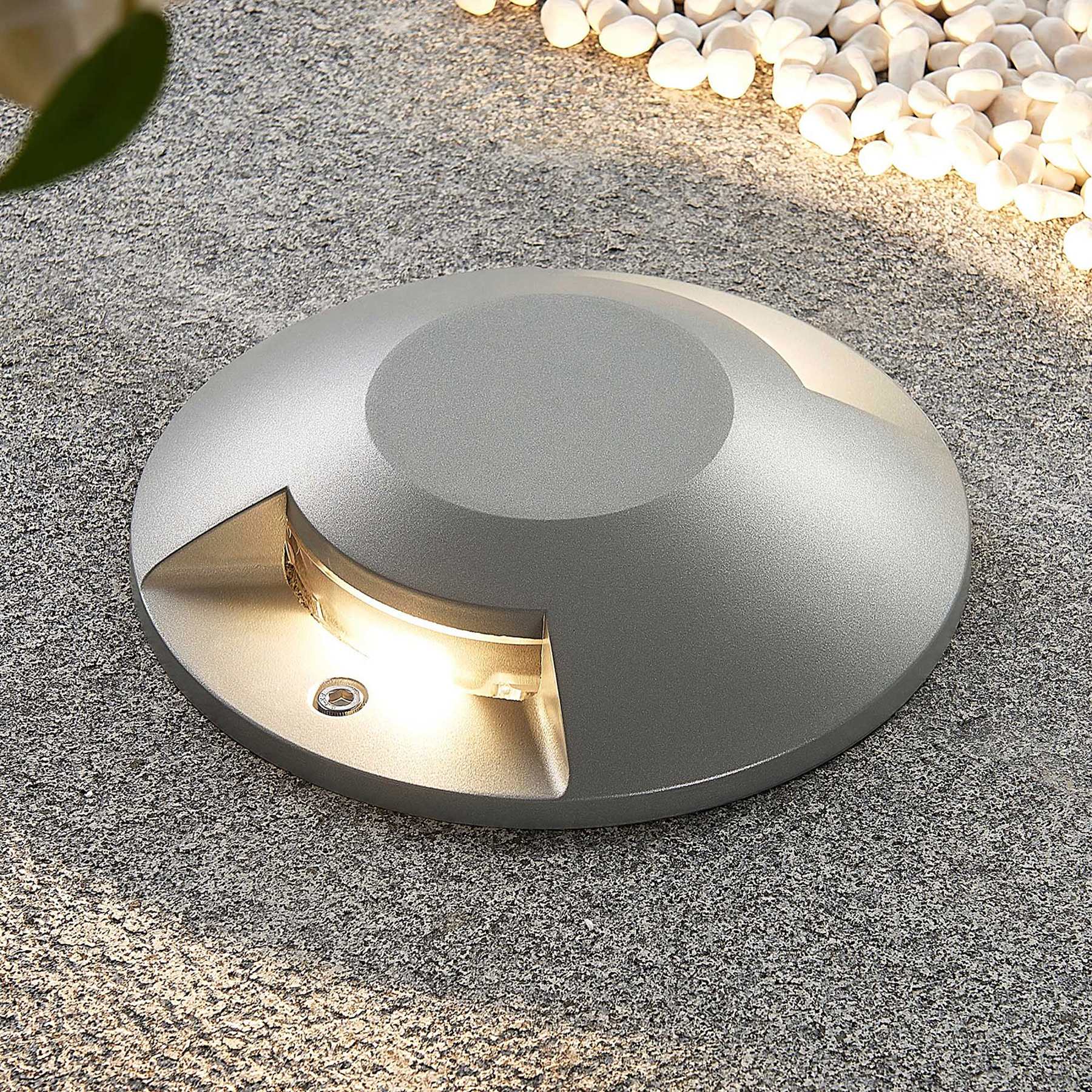 Lucande Jeffrey LED-lattiaspotti, 2-lamp.