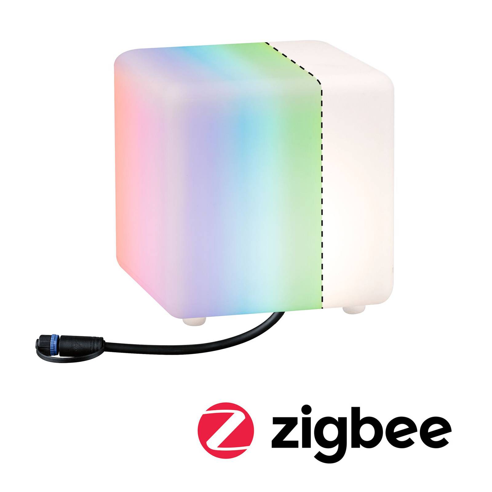 Paulmann Plug & Shine-koristevalo Cube ZigBee RGBW