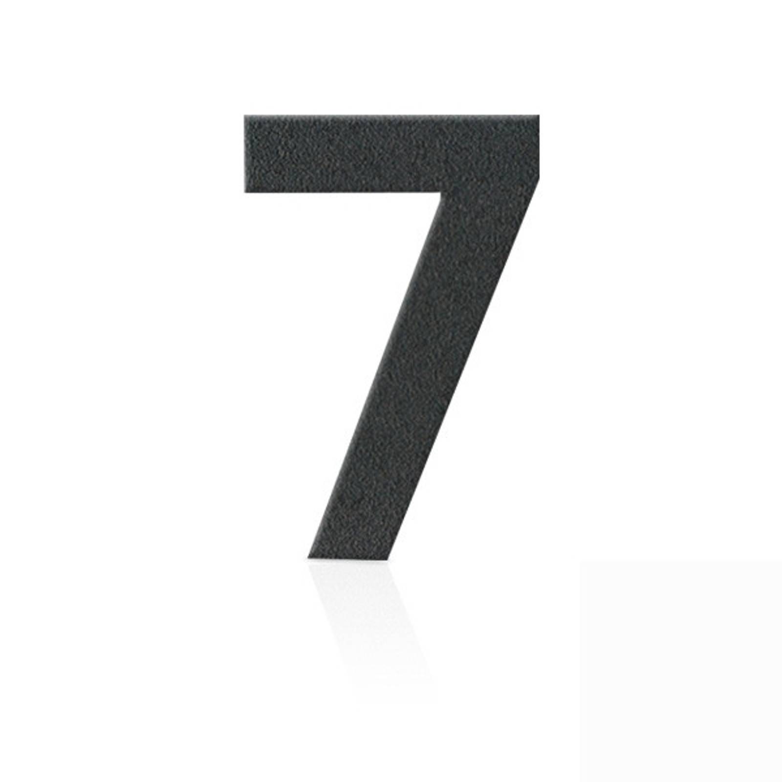 Ruostumaton teräs talonumero 7, grafiitinharmaa