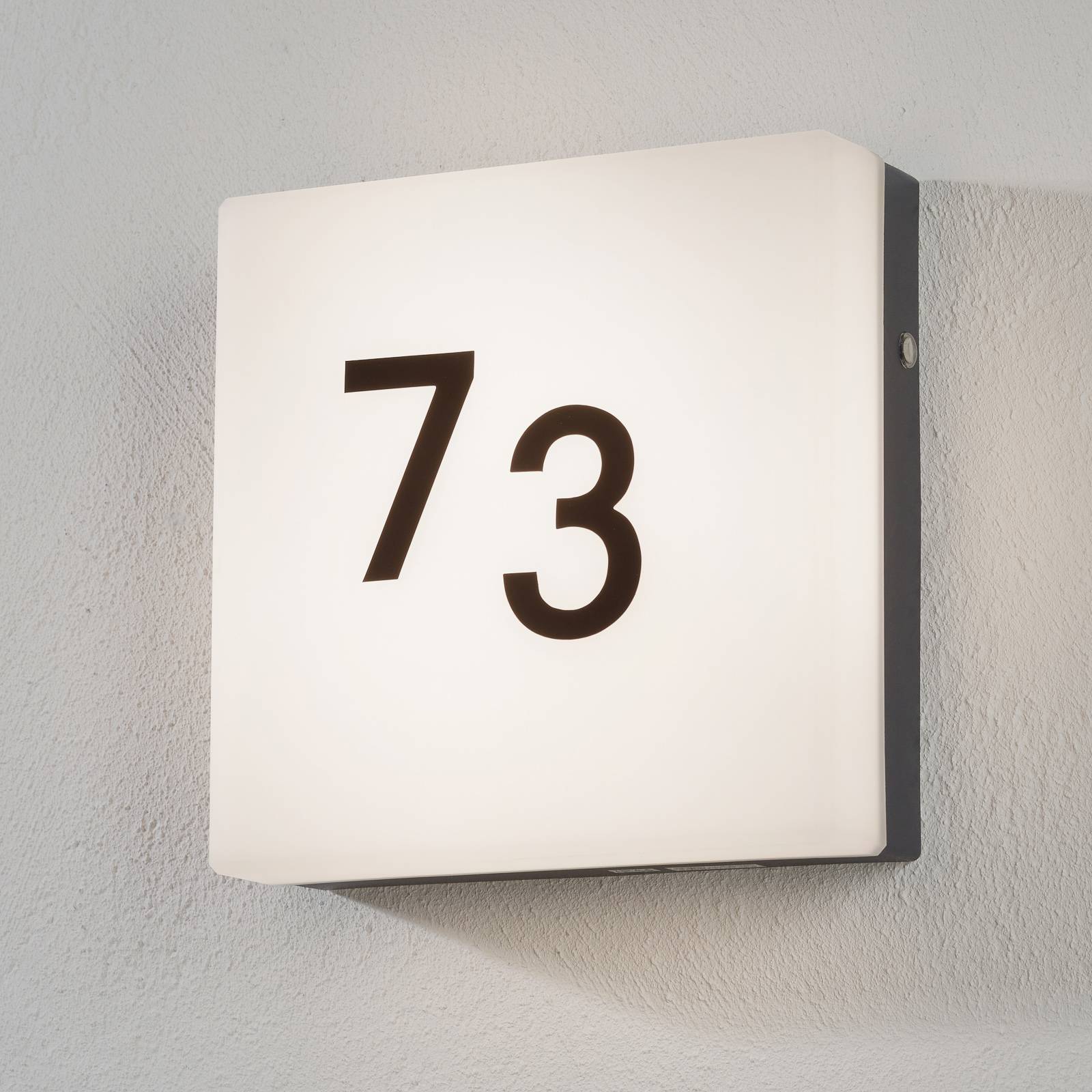 Ajaton LED-talonnumerovalaisin Cornale, tunnistin