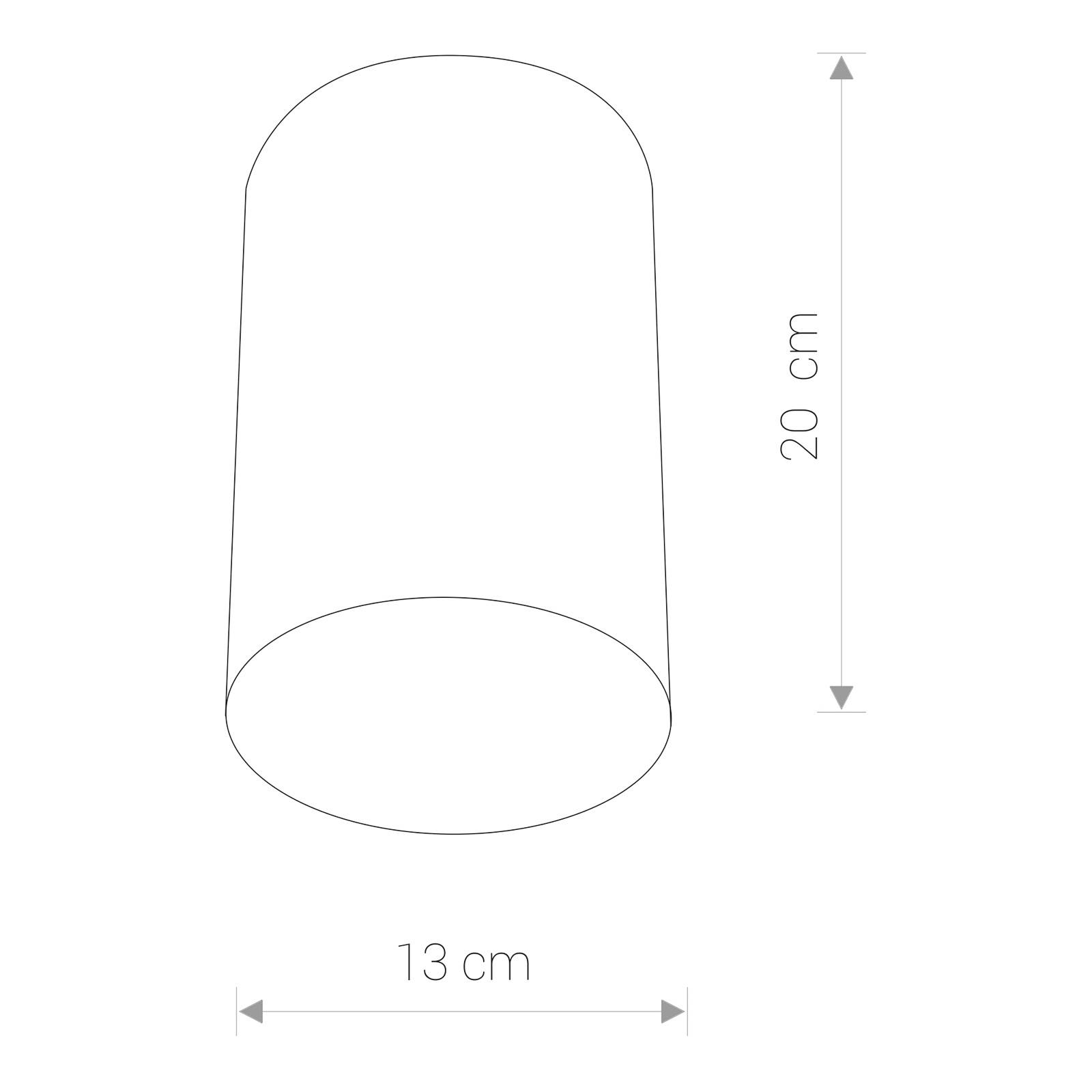 Kattospotti Point Plexi L musta/valkoinen