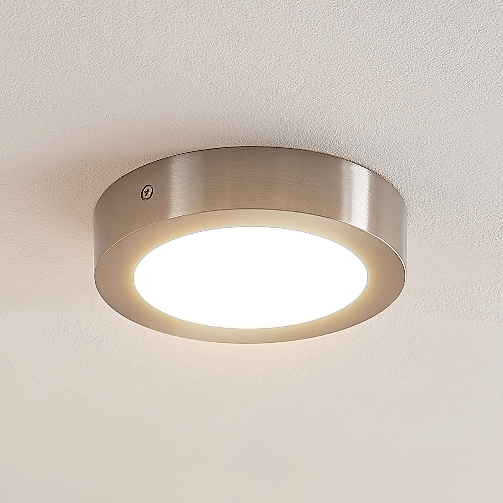 ELC Merina -LED-alasvalo, nikkeli 17 cm