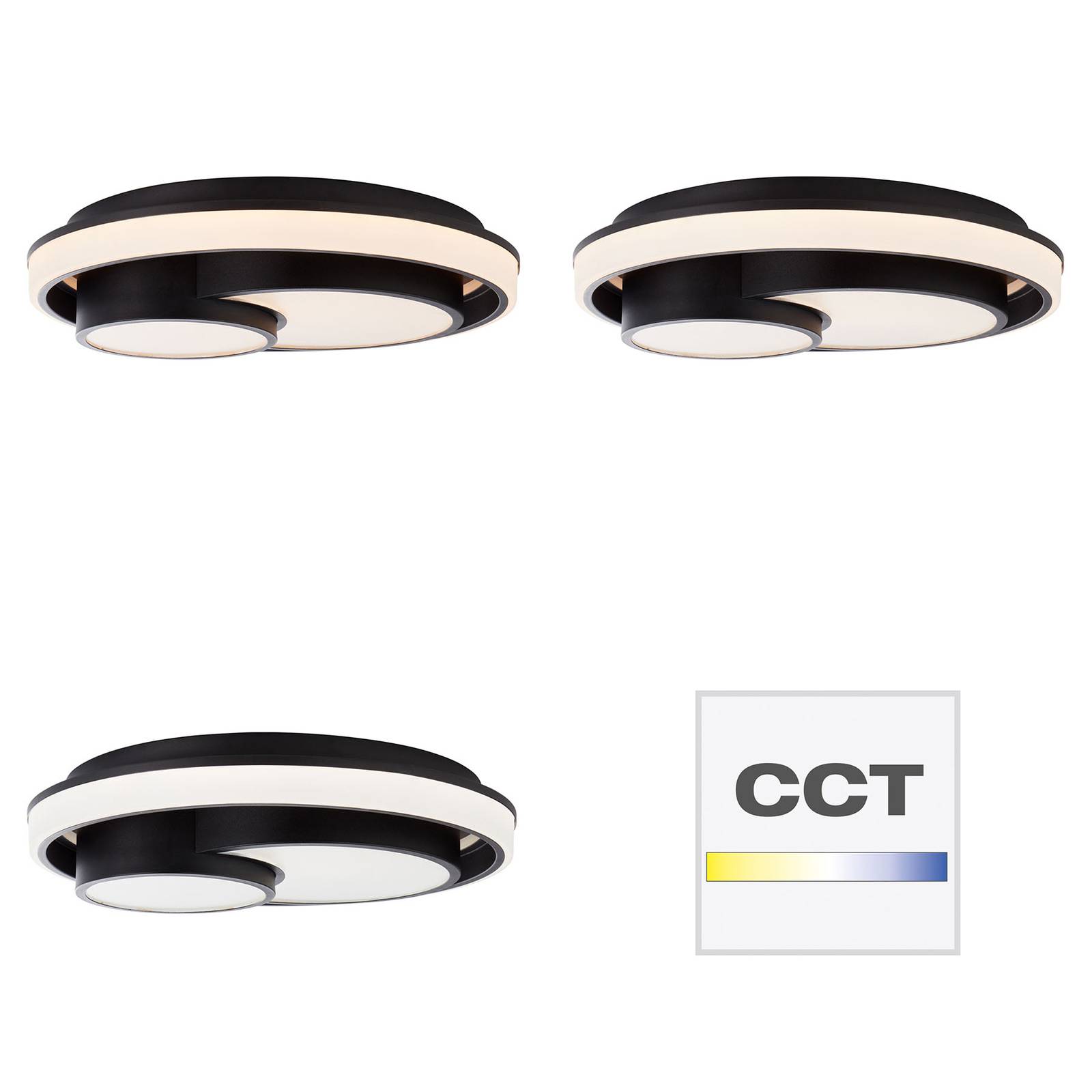 AEG Dwain-LED-kattovalaisin, himmennys CCT, remote