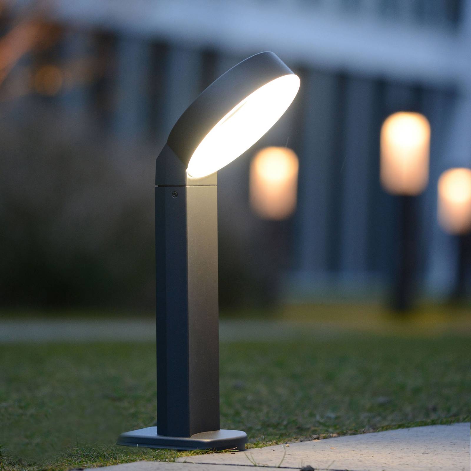 LED-pollarivalaisin Meridian rengaspää