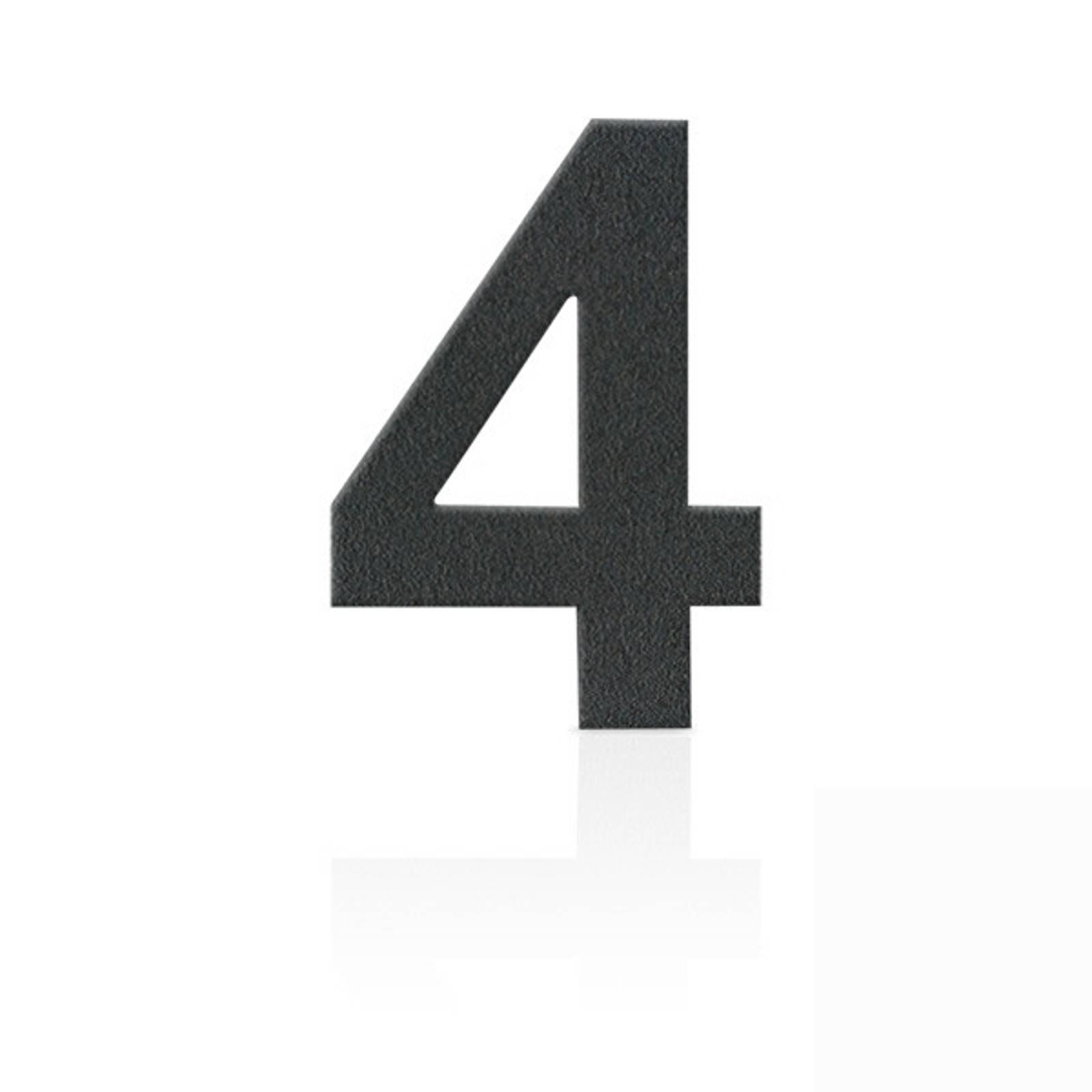 Ruostumaton teräs talonumero 4, grafiitinharmaa