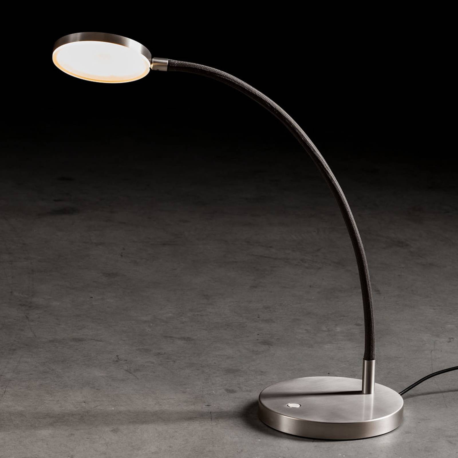Holtkötter Flex T -LED-pöytälamppu, musta