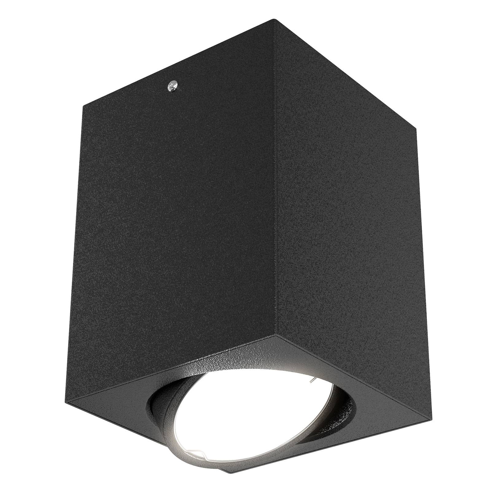 LED-kattospotti 7120, GU10-LED-lamppu, musta
