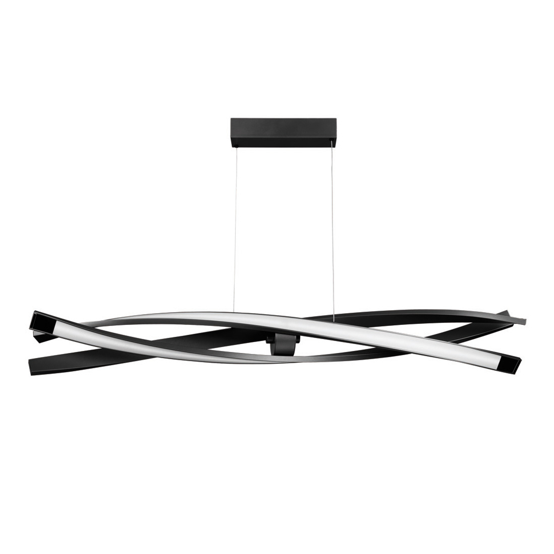 LED-riippuvalaisin Sagitta, 3-lamppuinen, musta