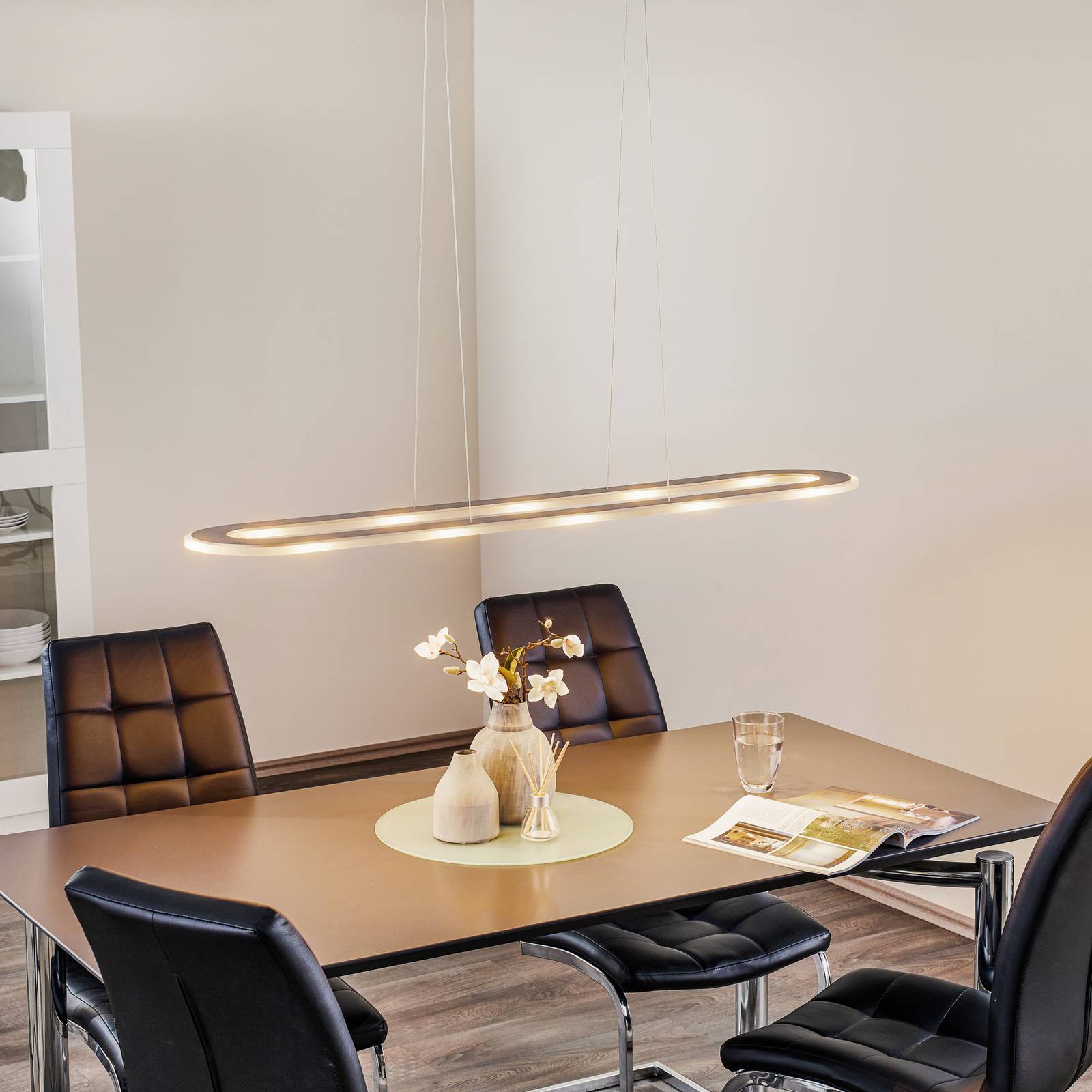 Pitkä LED-riippuvalaisin Sima