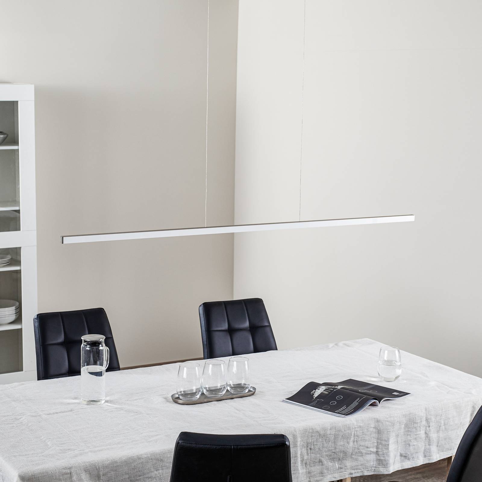 Orix-LED-riippuvalaisin, valkoinen, pituus 150 cm