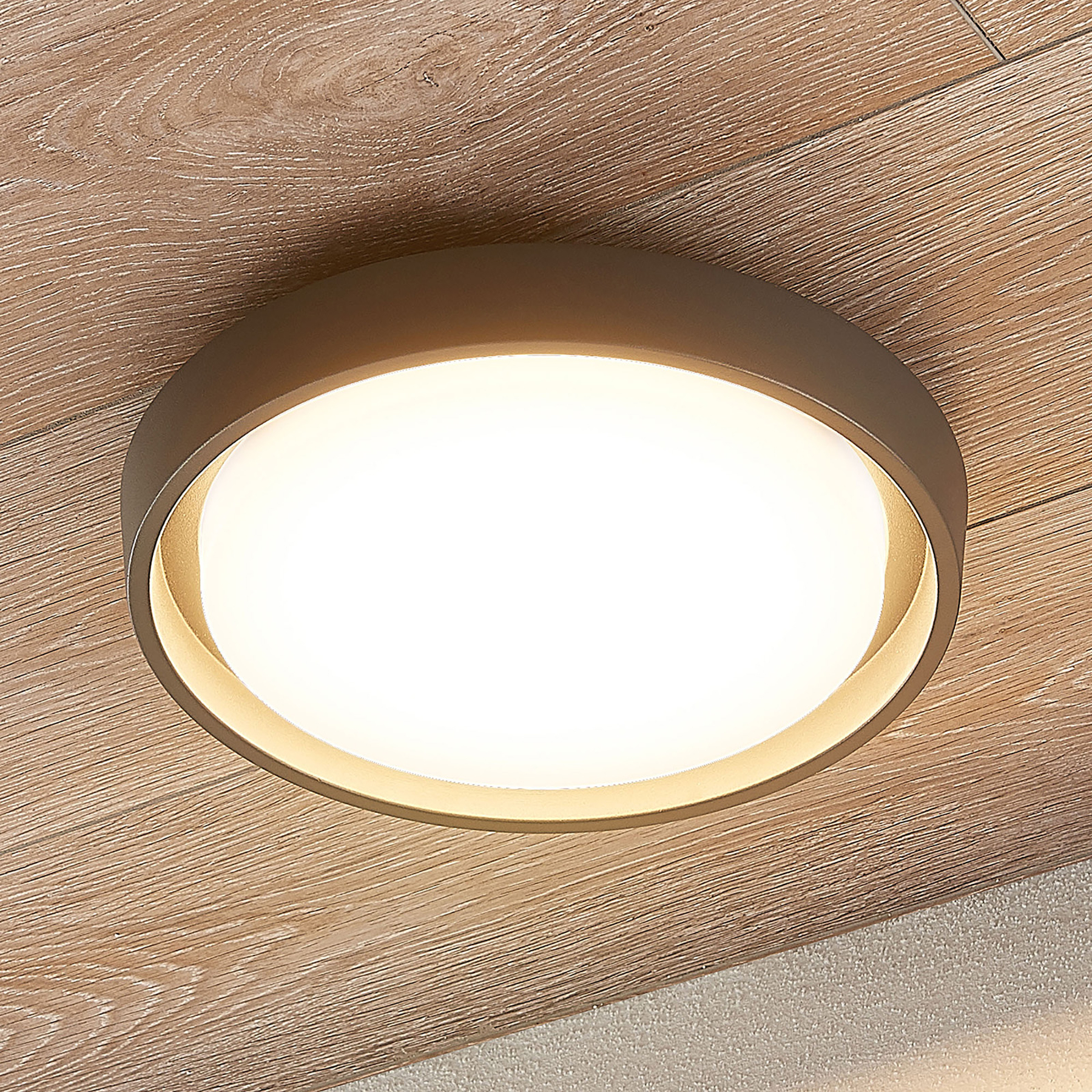 LED-ulkokattovalaisin Birta, pyöreä, 27 cm