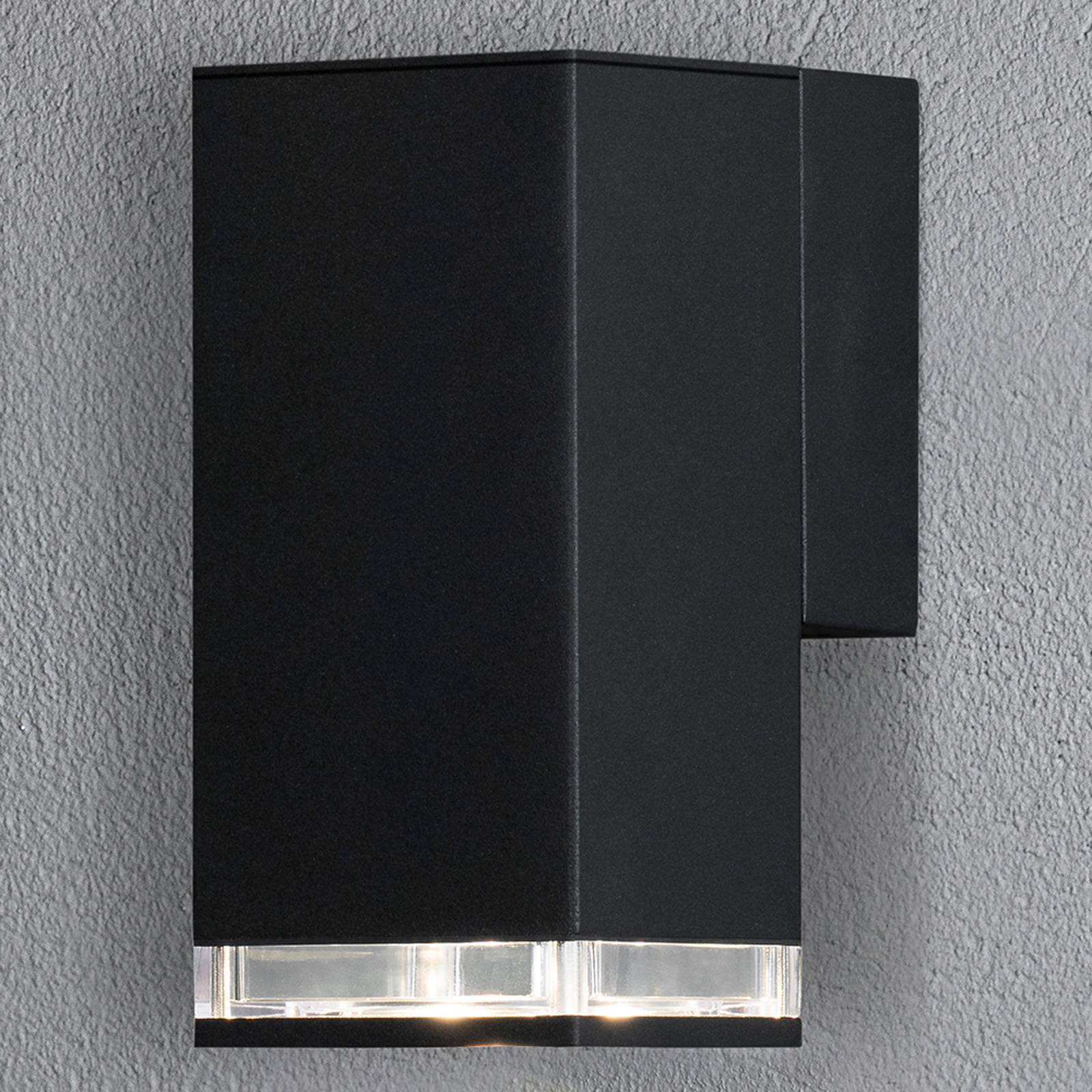 Ulkoseinälamppu Antares Downlight 16,5 cm, musta