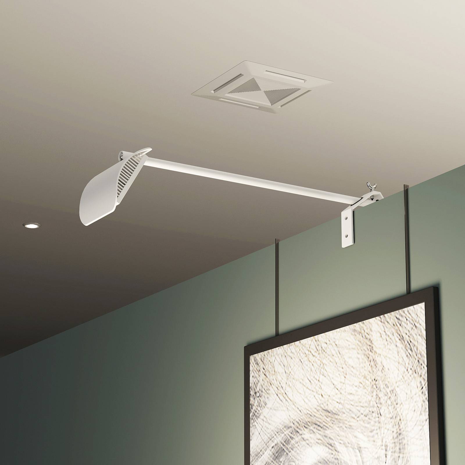 Arcchio Macey -LED-display-valaisin, valkoinen