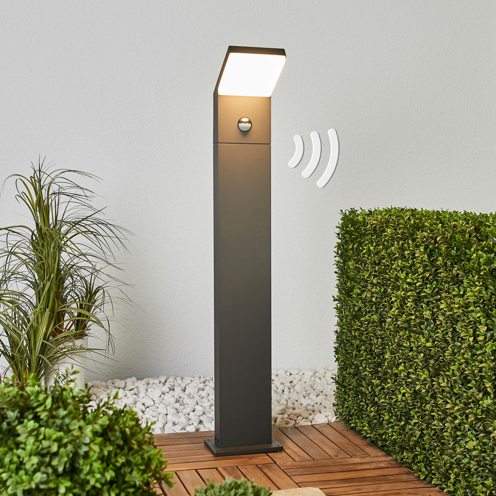 LED-pollarivalaisin Yolena, liiketunnistin, 100 cm