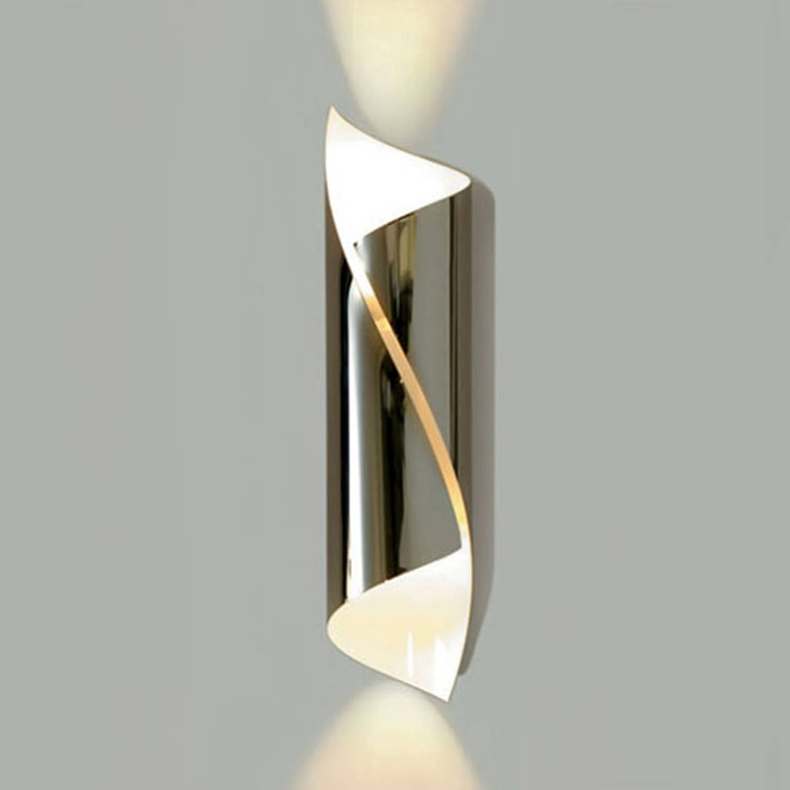 Knikerboker Hué -LED-seinävalaisin, K 54 cm, kromi