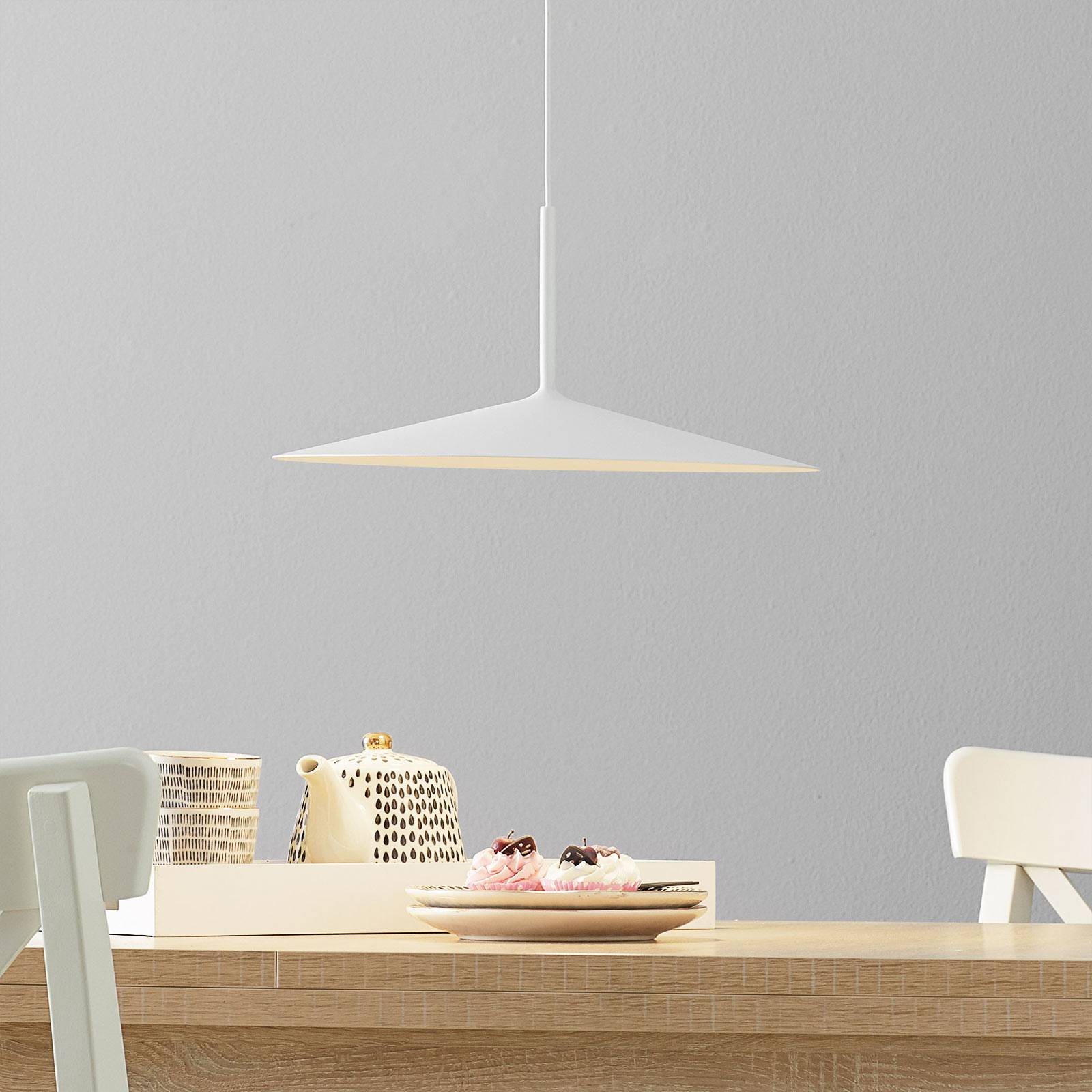 LED-riippuvalaisin Poe Plus, valkoinen