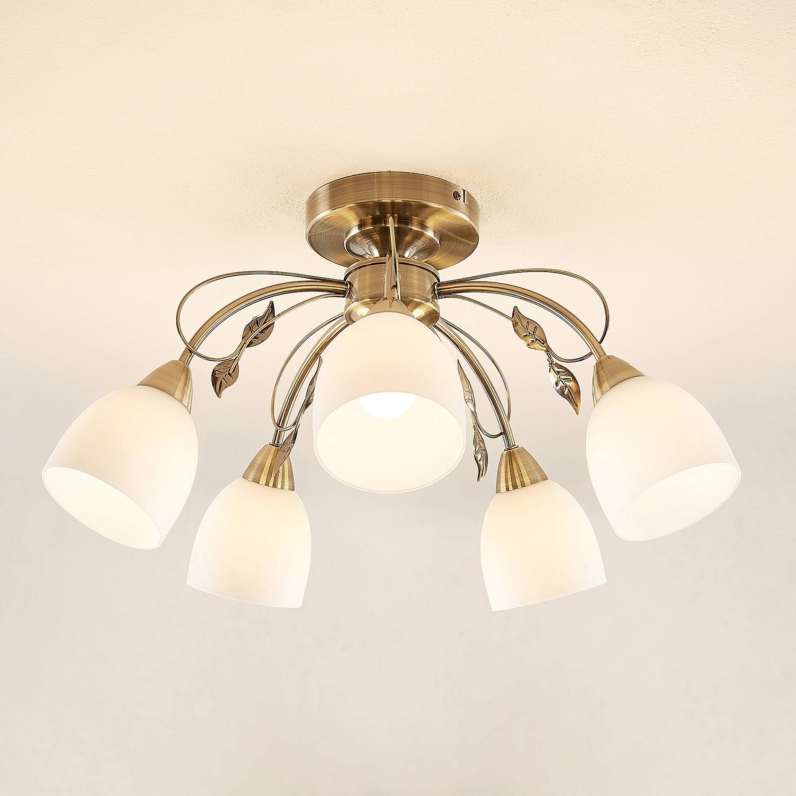 Lindby Thaddeus -kattovalaisin, 5-lamp., 31 cm