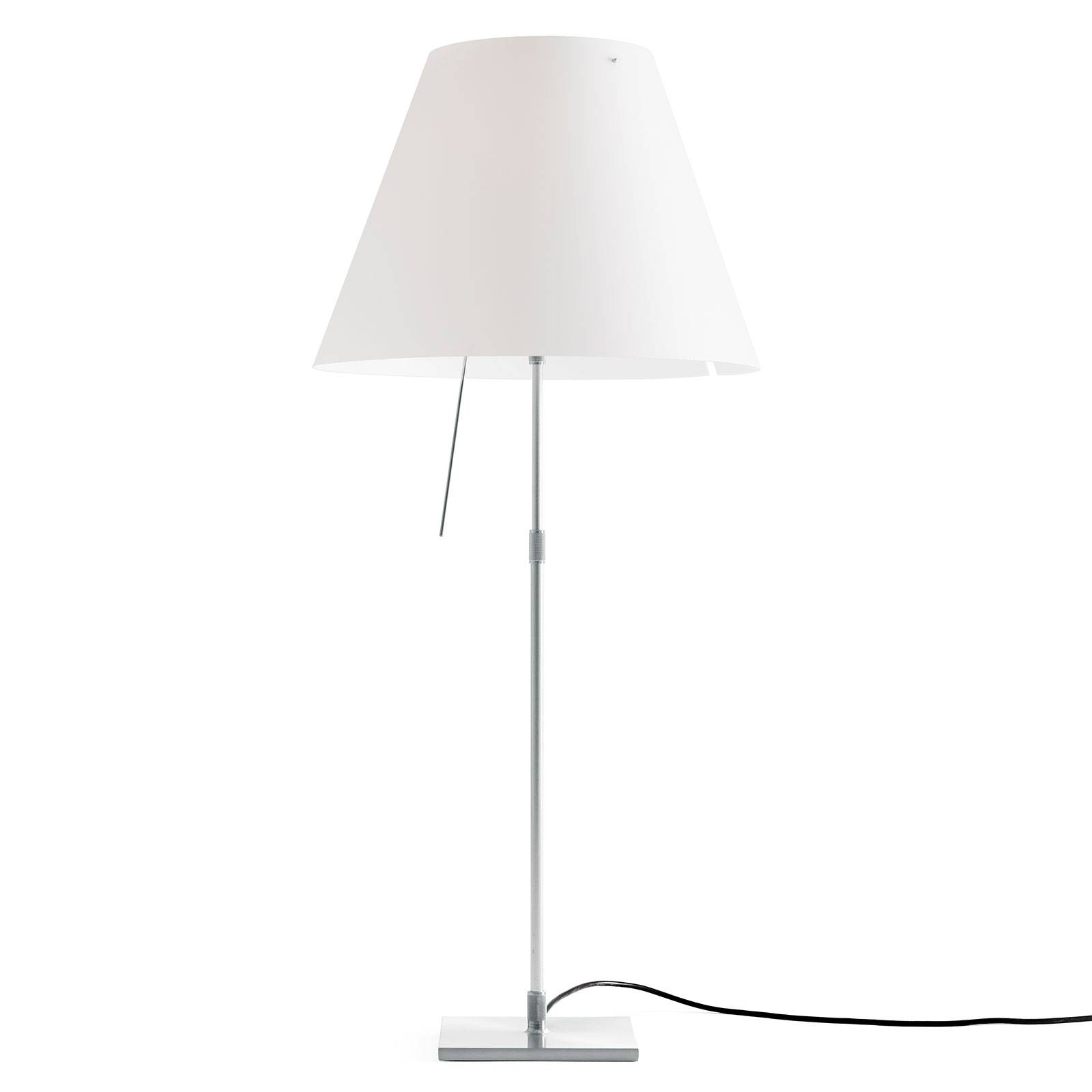 Luceplan Costanza D13 alumiini/valkoinen