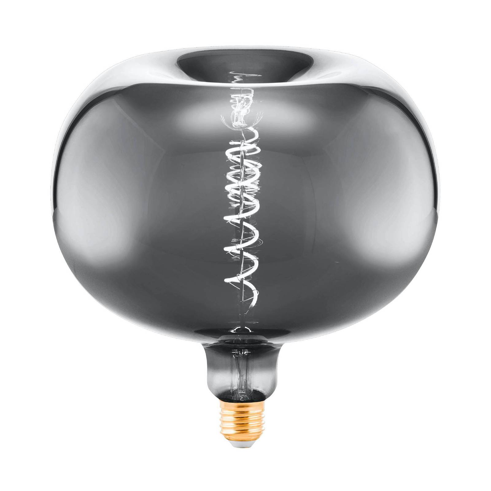 LED-lamppu E27 4W Big Size omenanmuotoinen, kromi