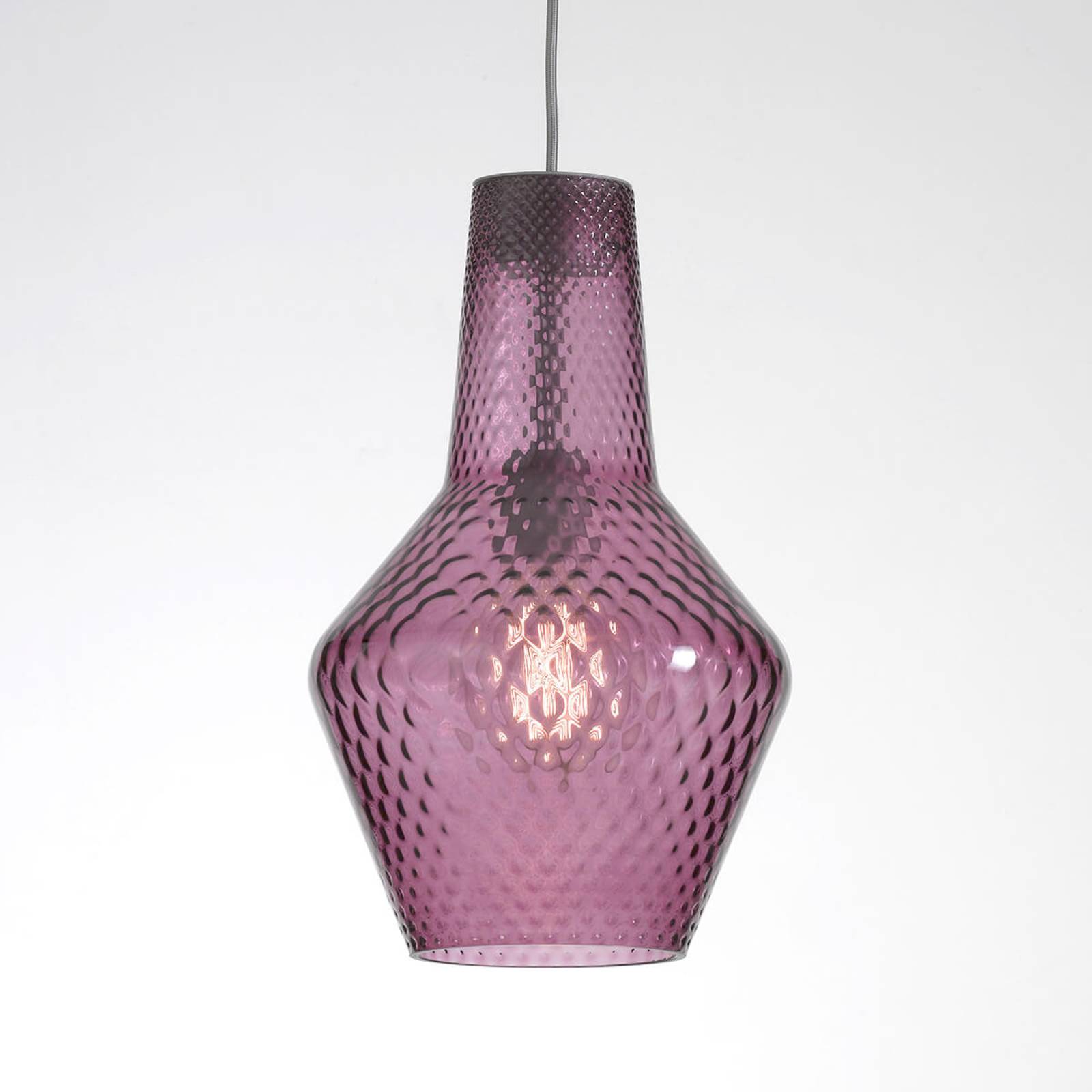Romeo-riippuvalaisin 130 cm, ametistilasi