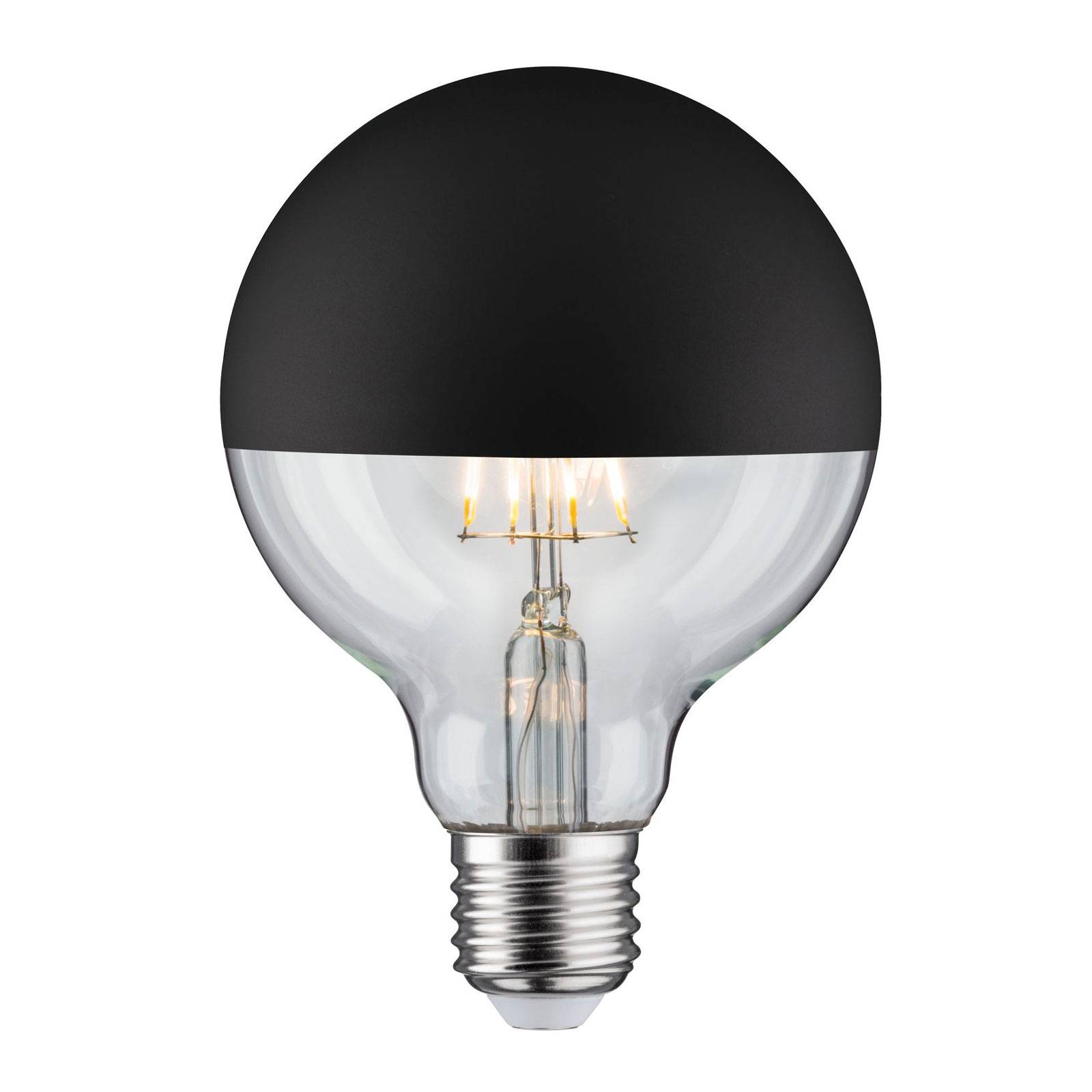 LED-lamppu E27 827 6,5W pääpeili, mattamusta