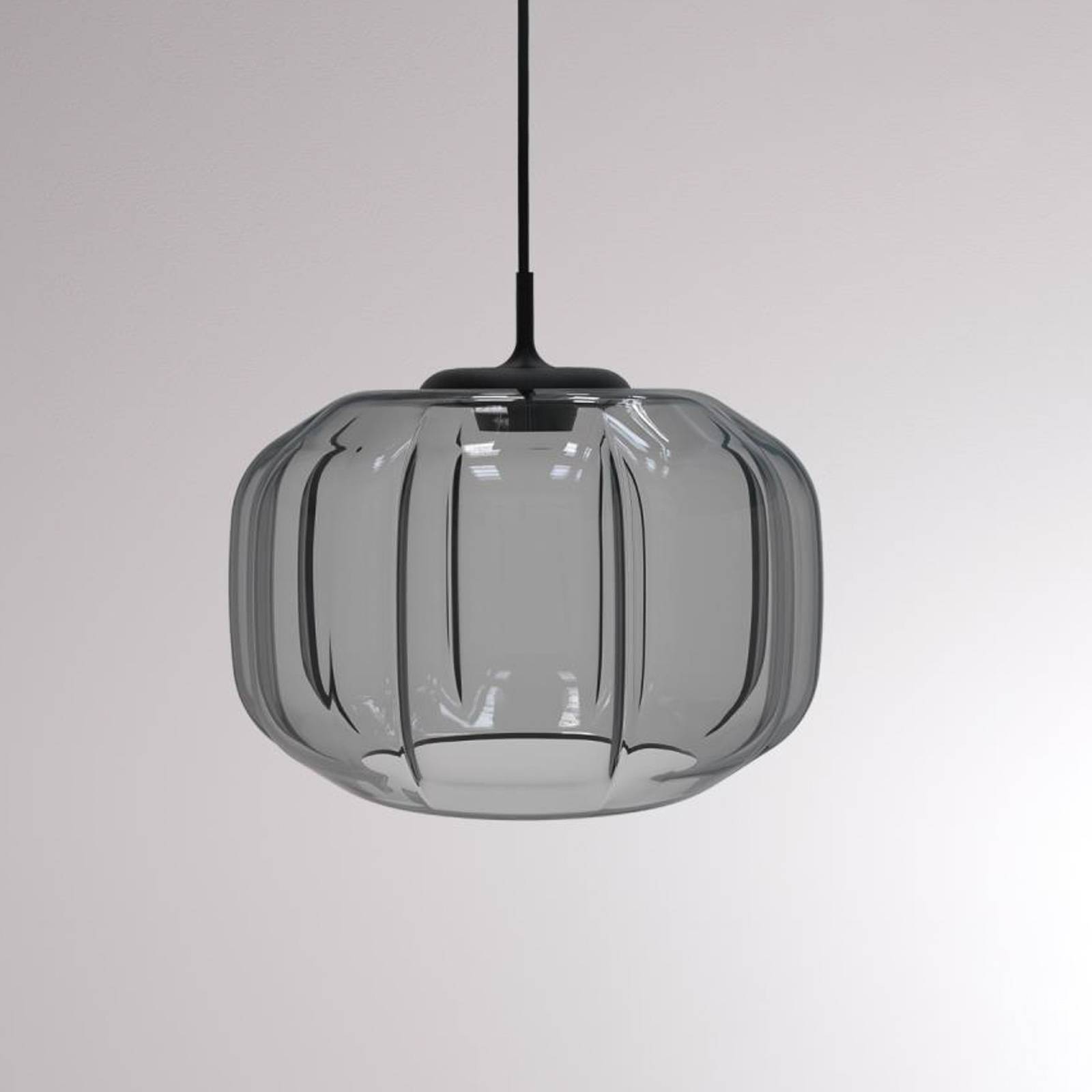 LOUM Fiori -LED-riippuvalaisin harmaa