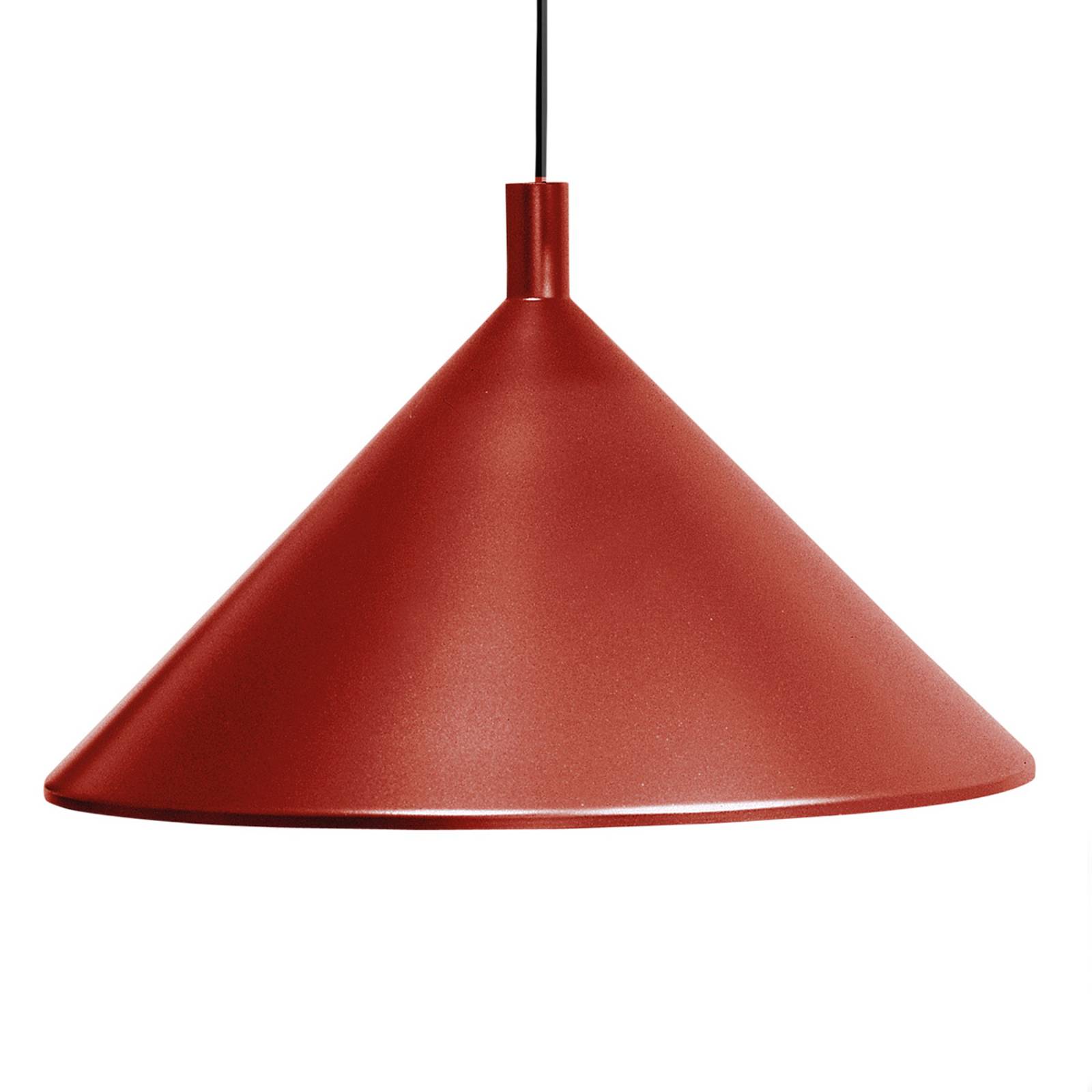 Martinelli Luce Cono -riippuvalo, punainen Ø 45 cm