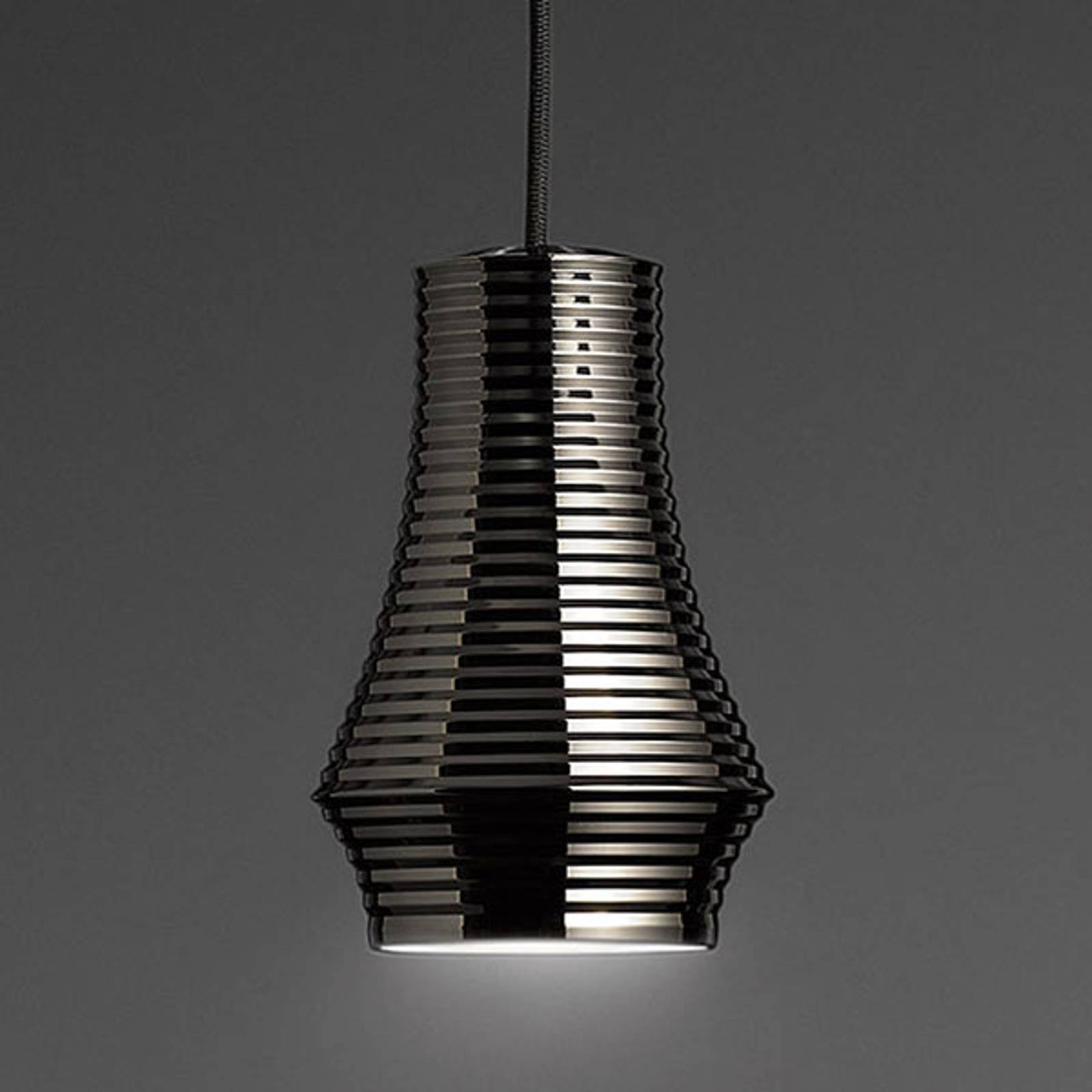 Bover Tibeta 01 - LED-riippuvalaisin, kromi-musta