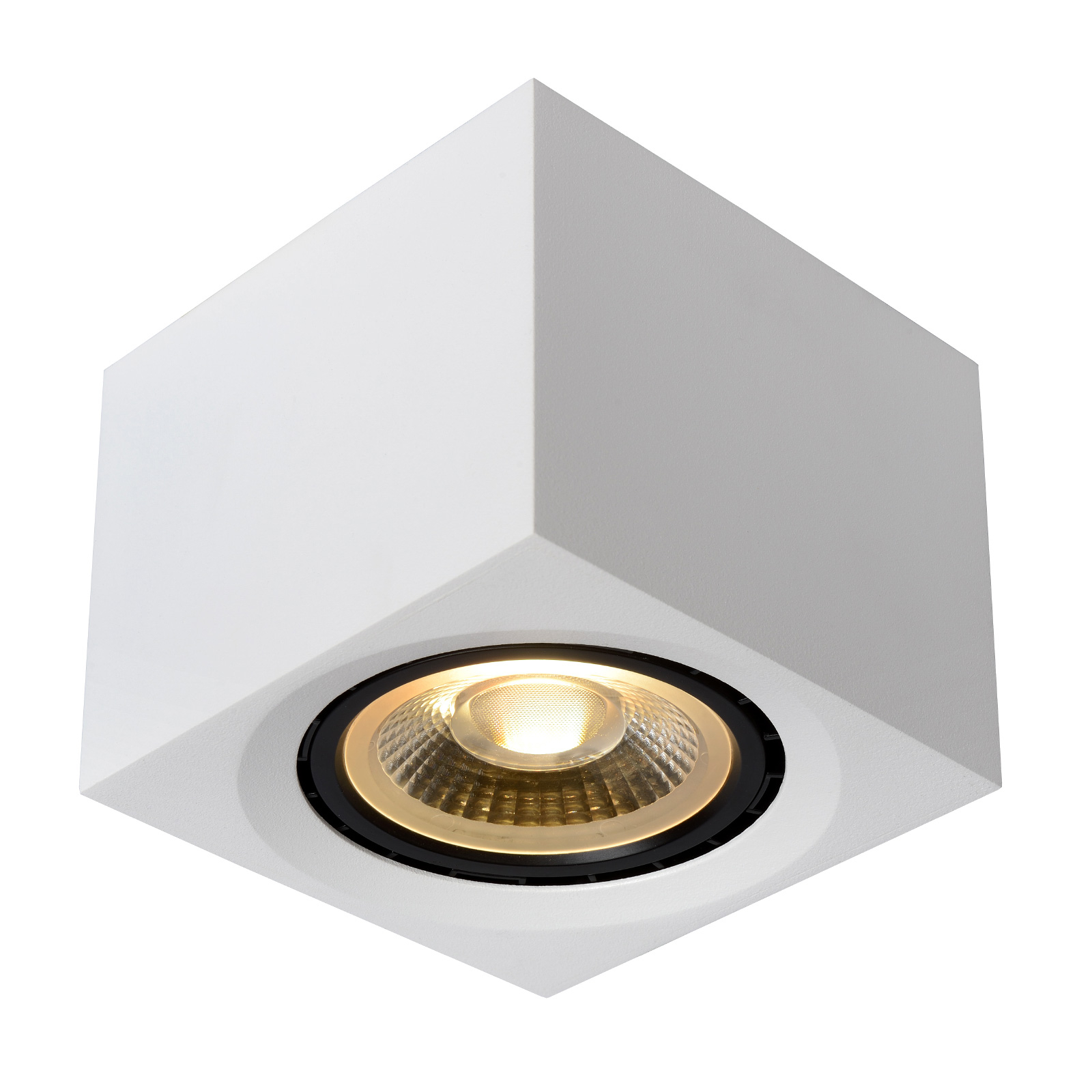 LED-kattokohdevalo Fedler, kulmikas, valkoinen