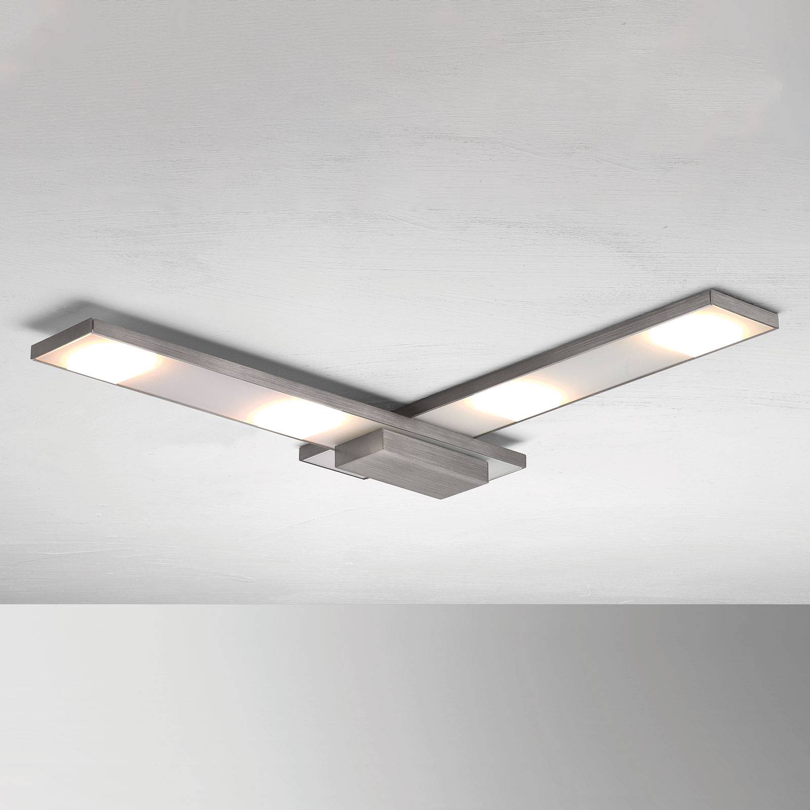 Hienostunut LED-kattovalaisin Slight, antrasiitti