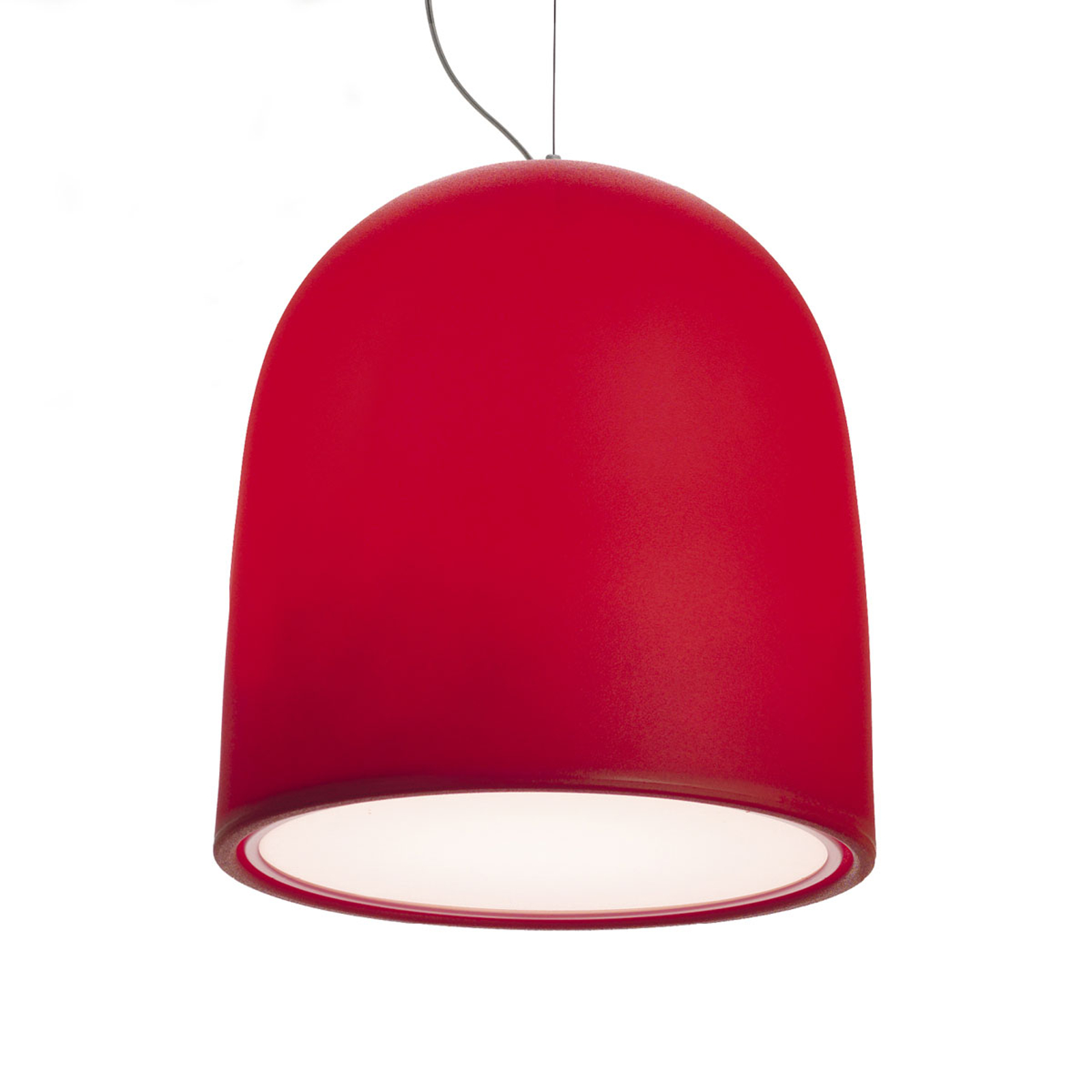 Modo Luce Campanone riippuvalo, Ø 51 cm, punainen