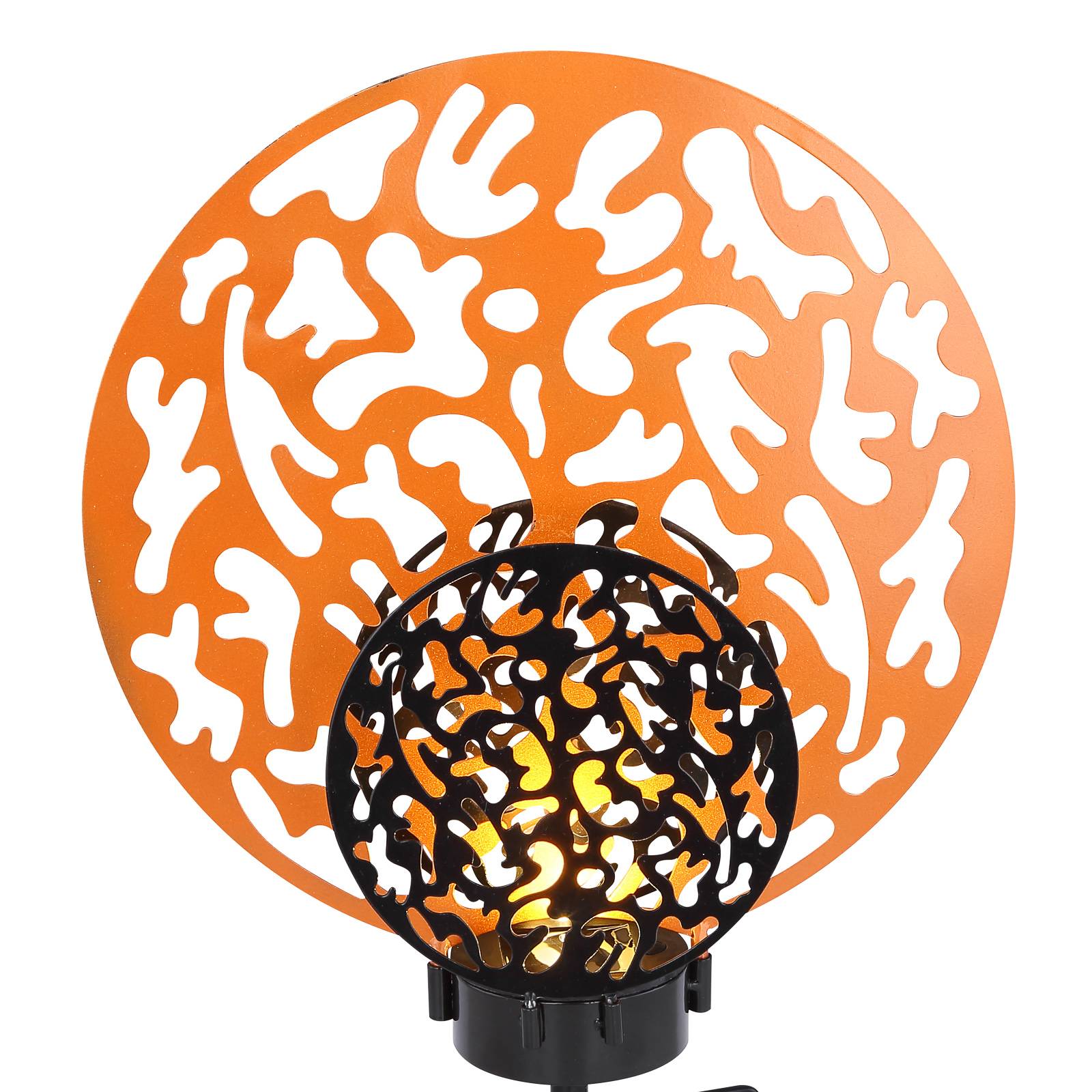 Aurinkokäyttöinen LED-lamppu 36615, kulta, musta